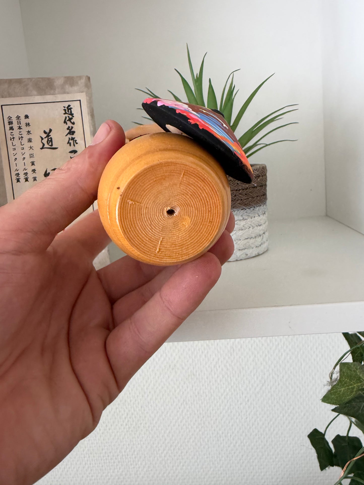 Vintage Sosaku kokeshi by Keiji Miyama
