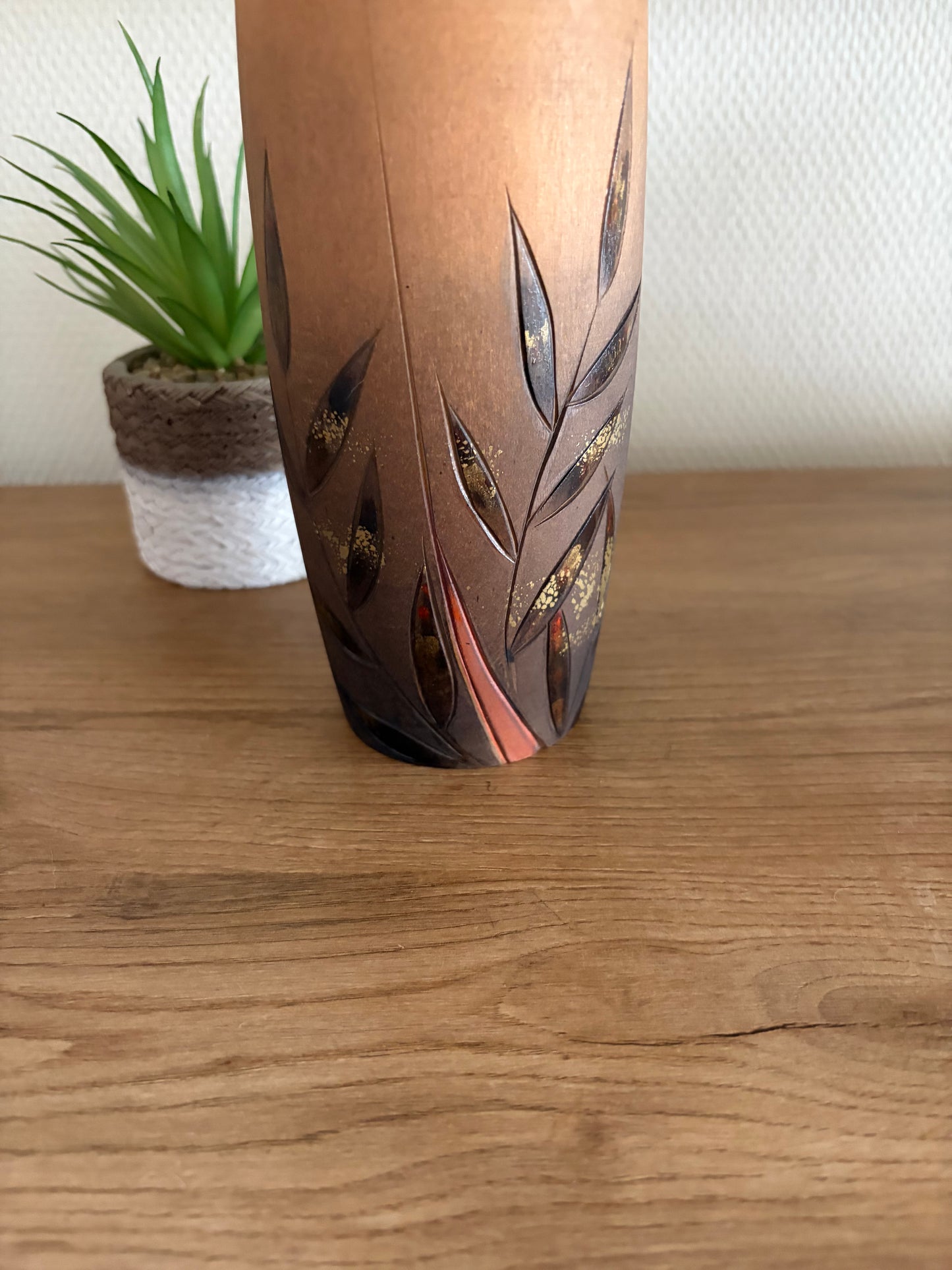 Exclusive vintage Sosaku kokeshi by Aoki Ryoka (1931-)