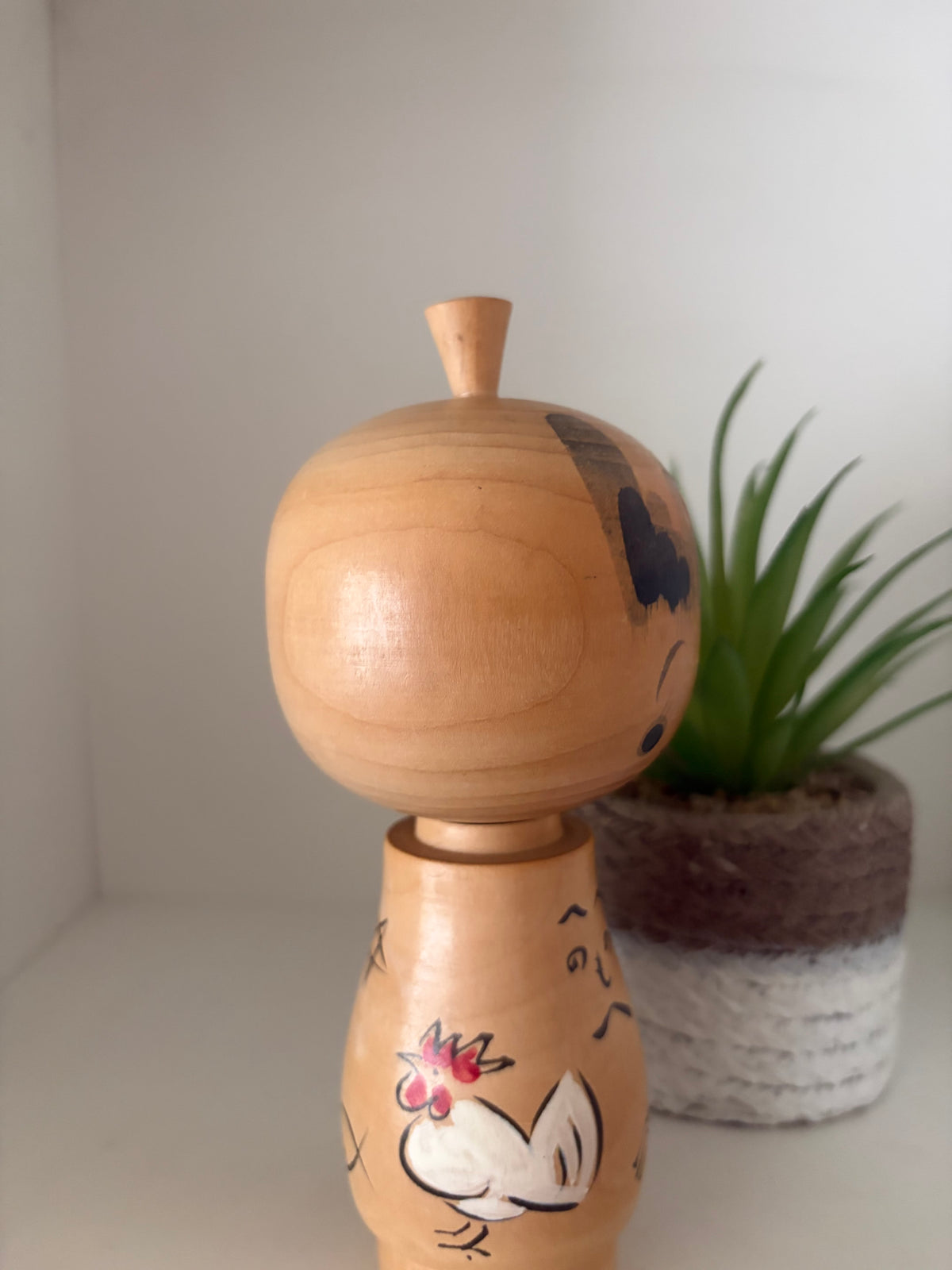 Vintage Sosaku kokeshi by Yamagishi Umeyoshi