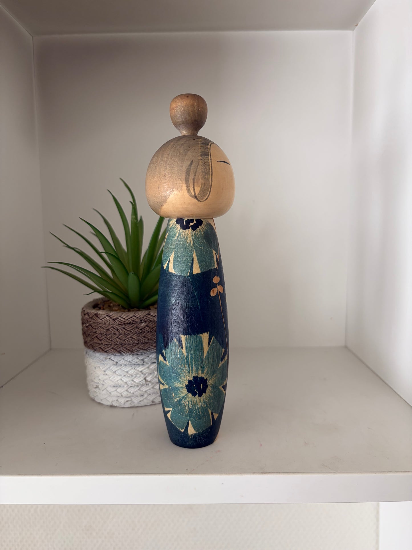 Vintage creative kokeshi by Issetsu Kuribayashi (1924-2011)