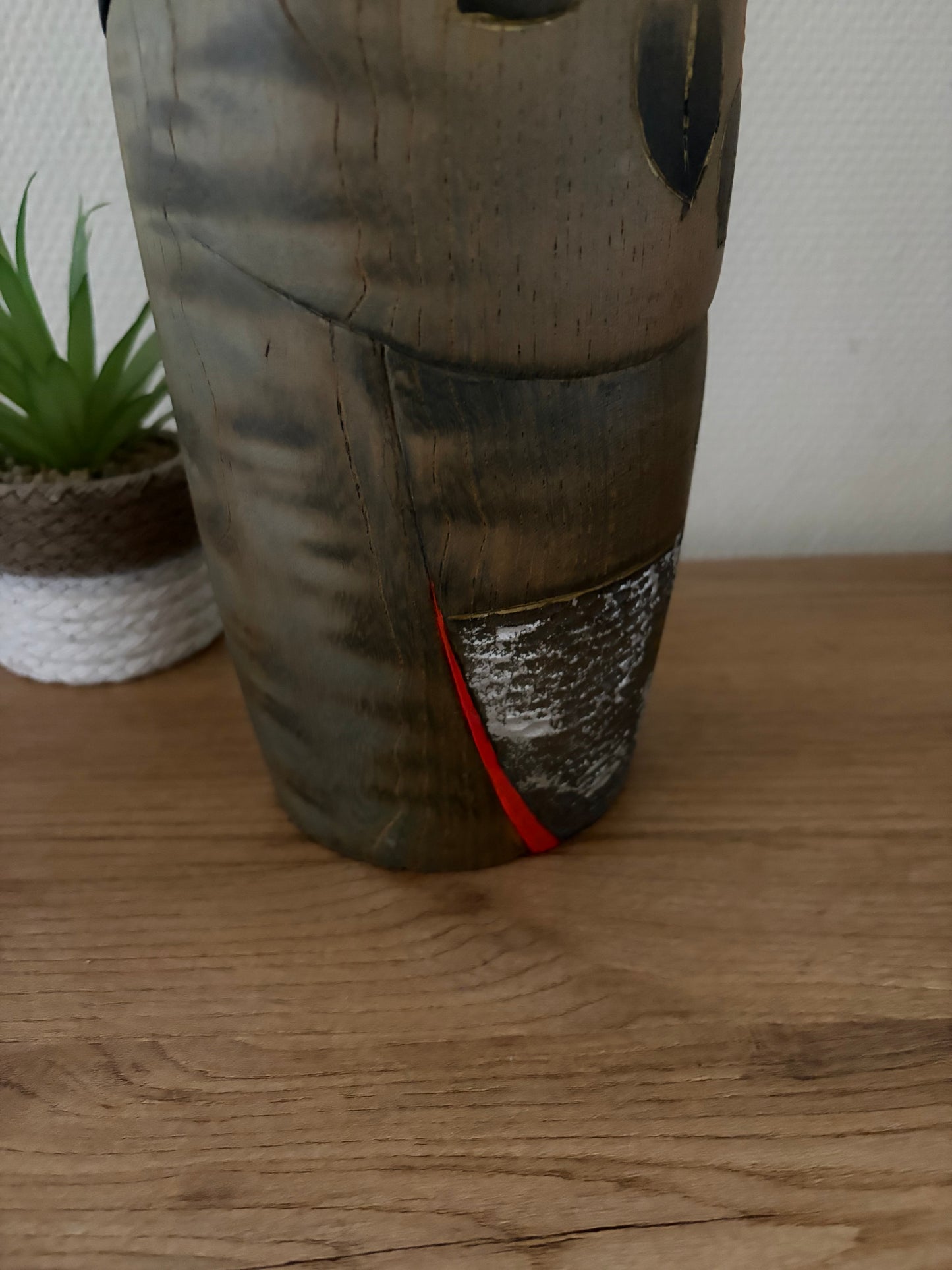 Exclusive Sosaku kokeshi by Aoki Ryoka (1931-) 41,5cm