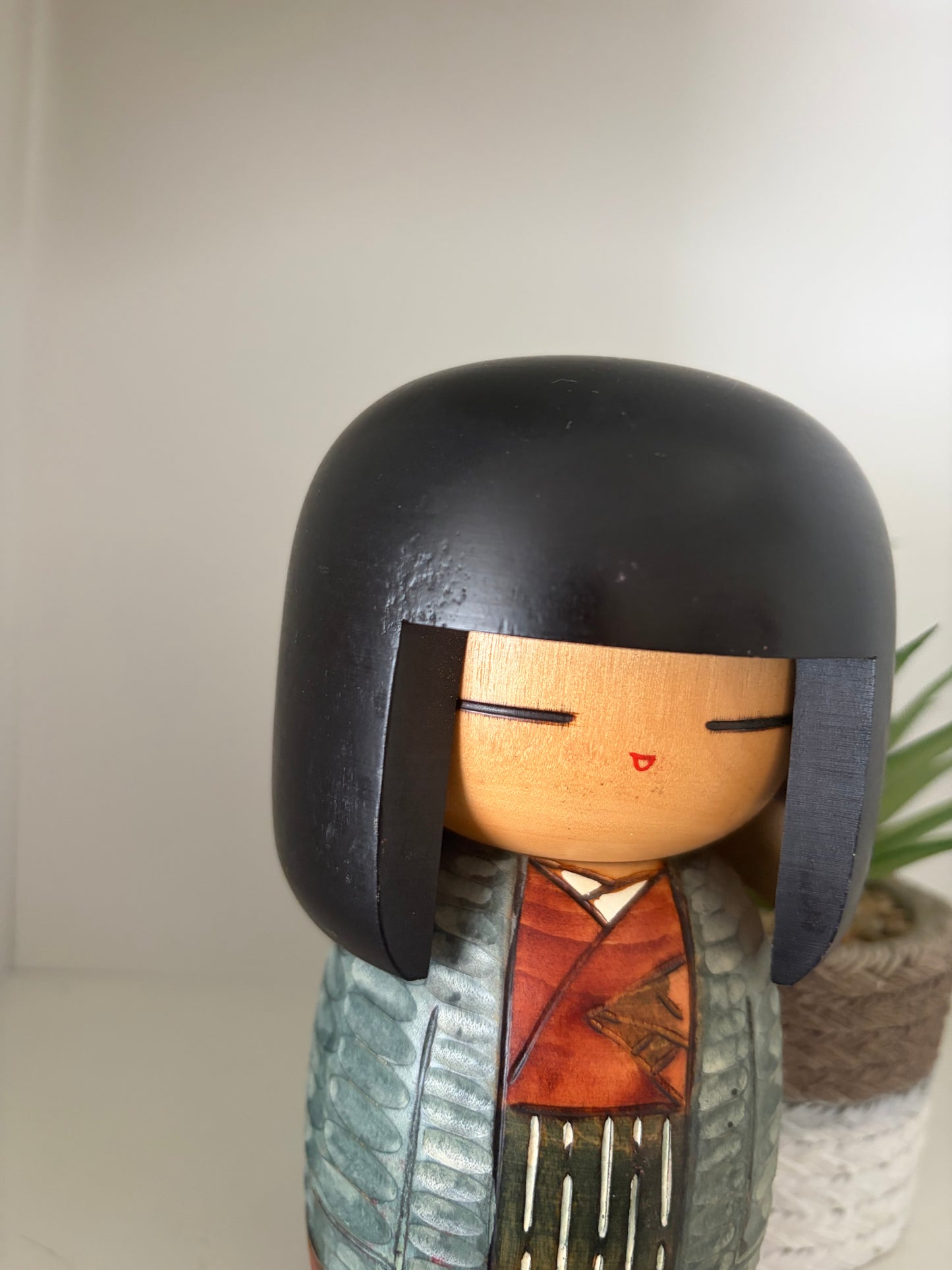 Vintage Gumma kokeshi by Kisaku