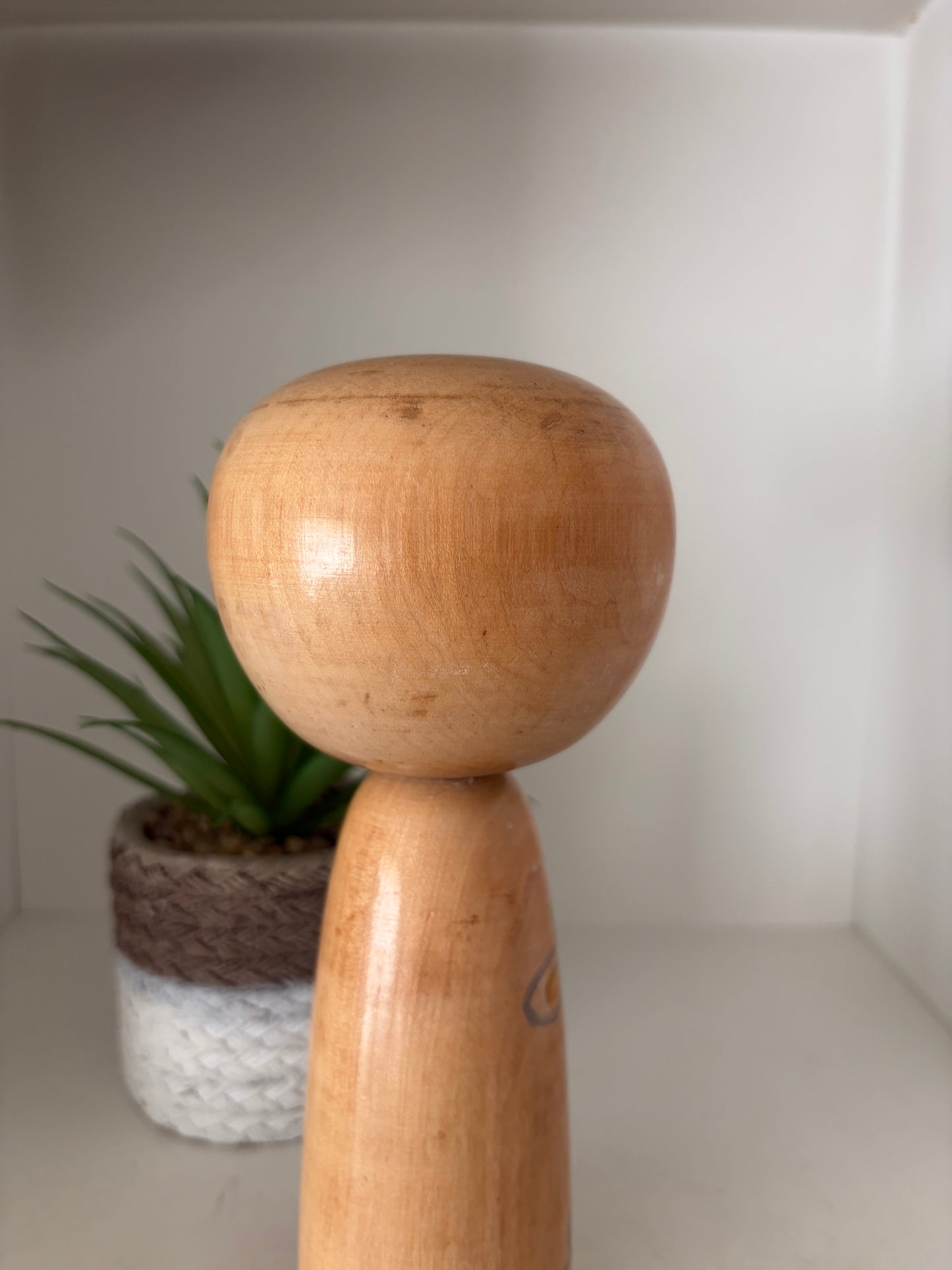 Rare vintage Sosaku kokeshi by Yuji Kawase (1938-)