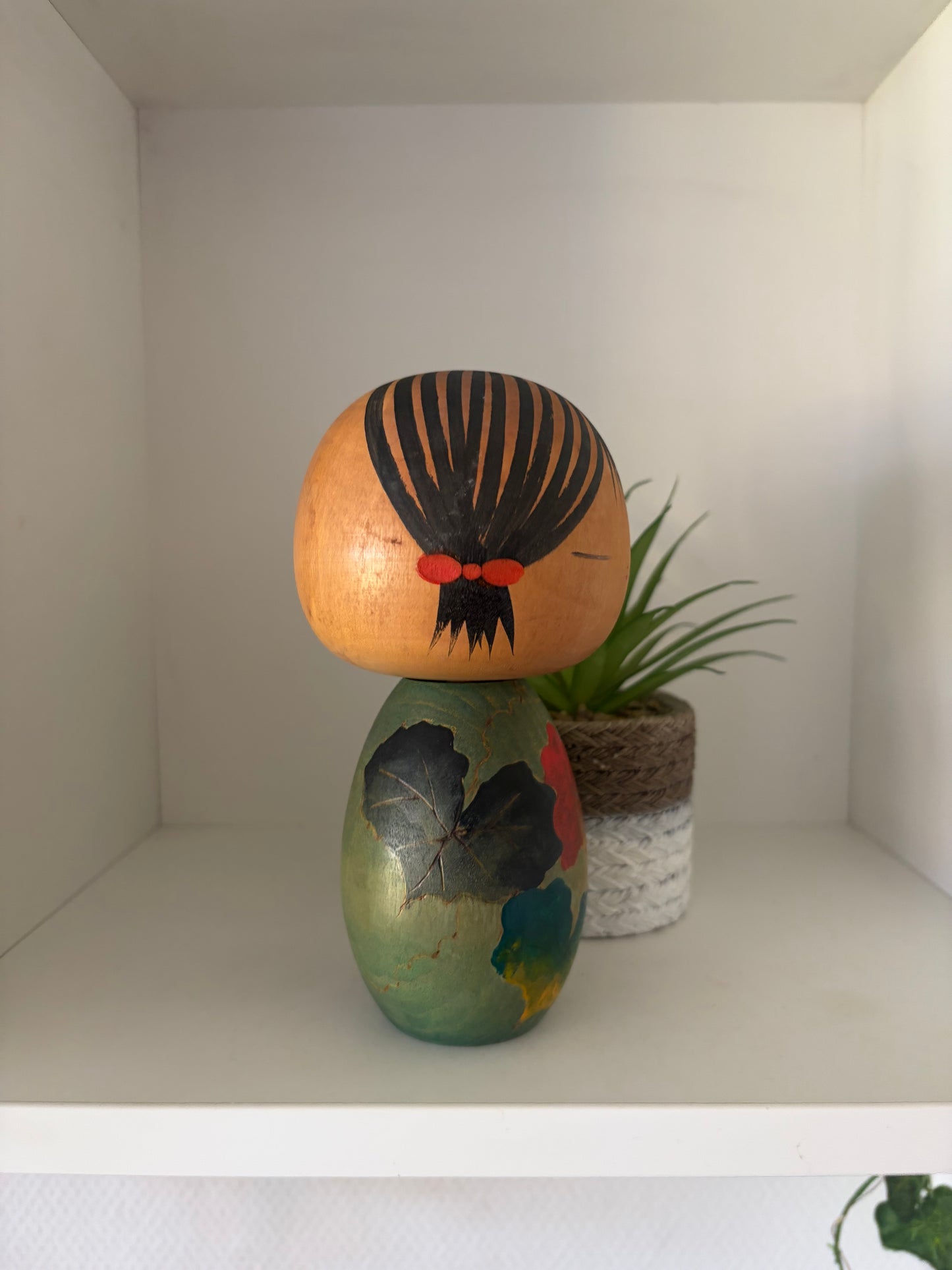 Vintage creative kokeshi by Yuji Kawase (1938-)