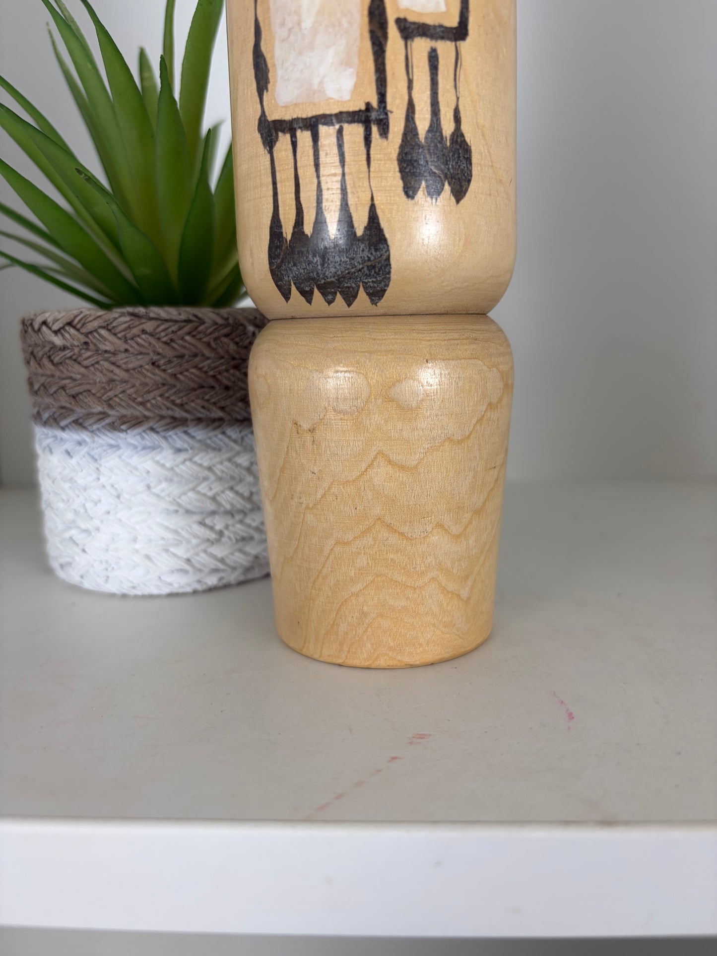 Vintage Sosaku kokeshi by Kiyohara Takao (1916-)