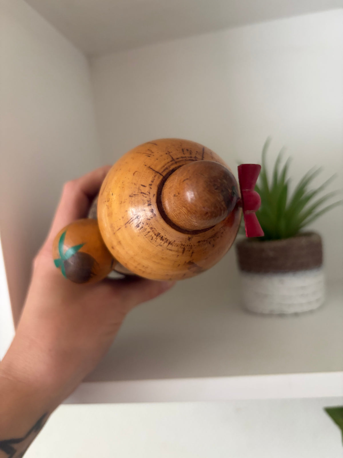 Vintage Sosaku kokeshi by Isamu Yamakawa - Mother and child