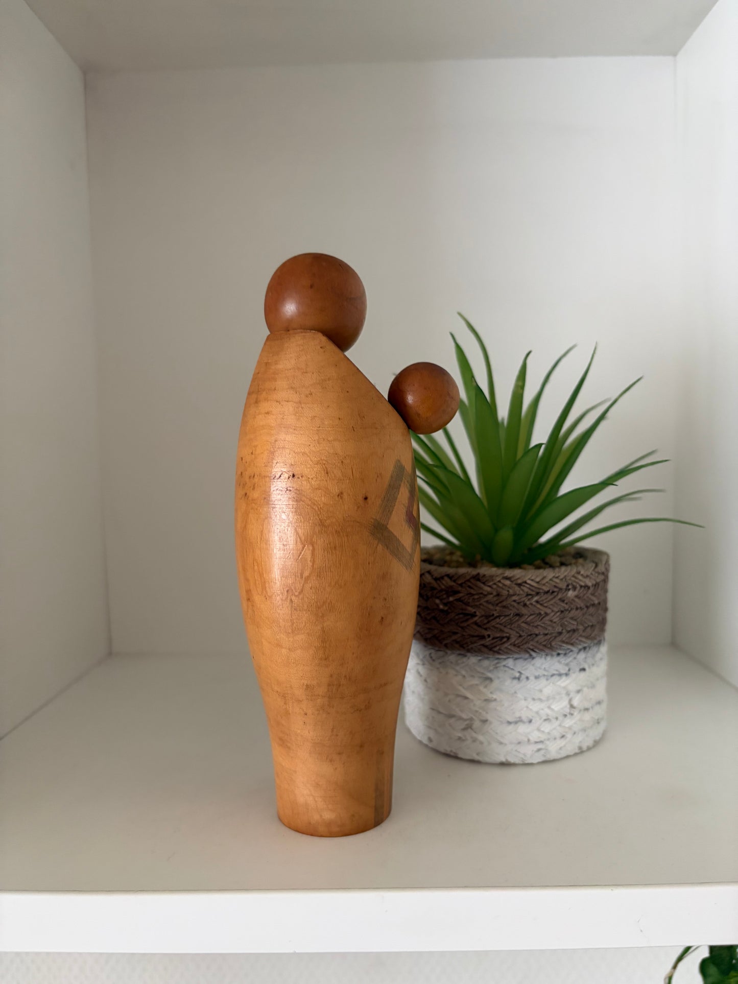 Vintage Sosaku kokeshi - Mother and Child