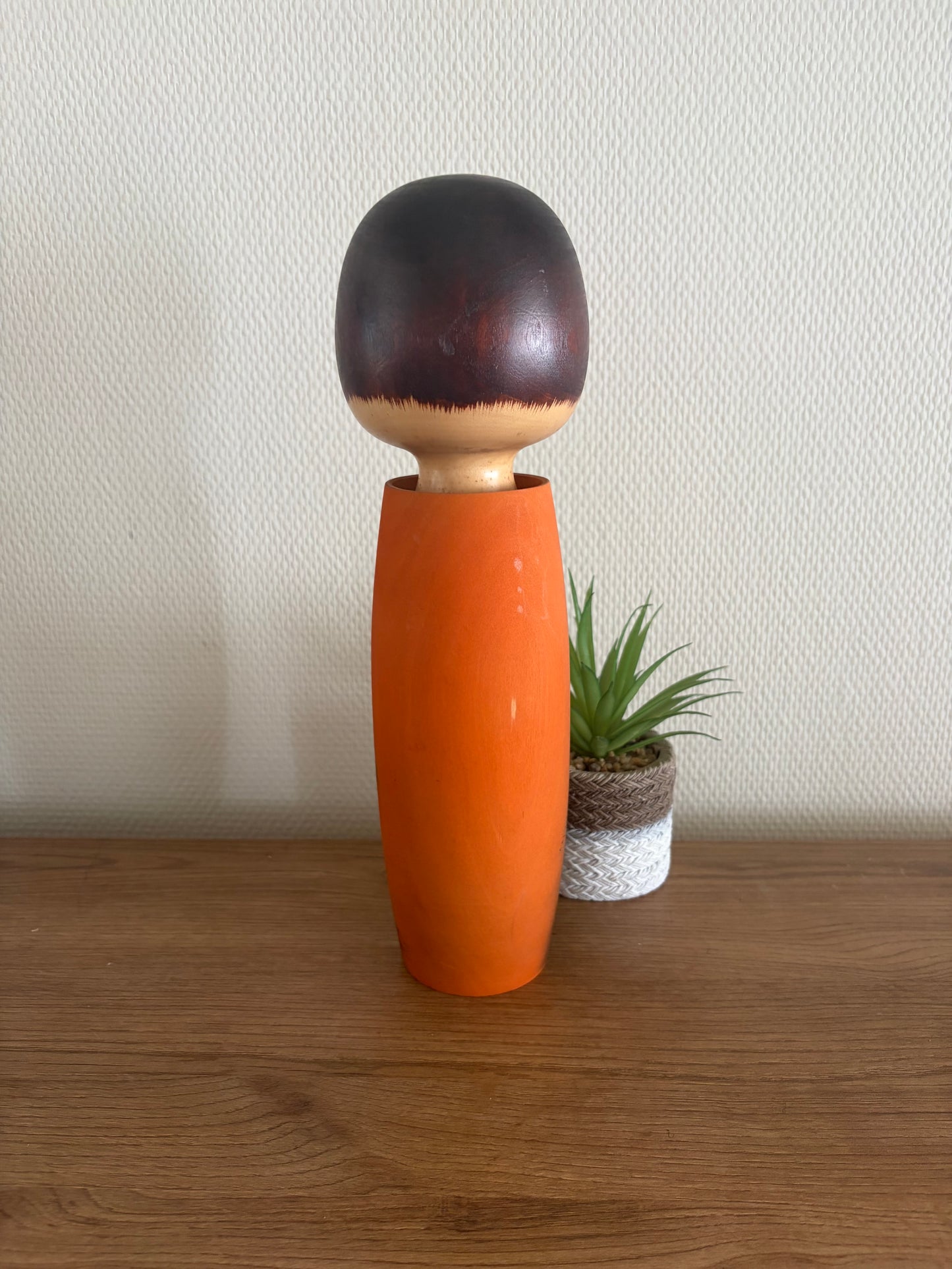 Exclusive vintage Sosaku kokeshi by Aoki Ryoka (1931-)