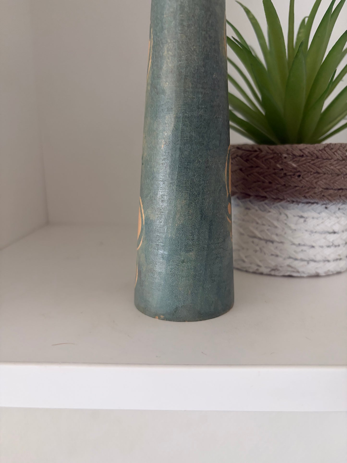 Vintage creative kokeshi by Issetsu Kuribayashi (1924-2011)