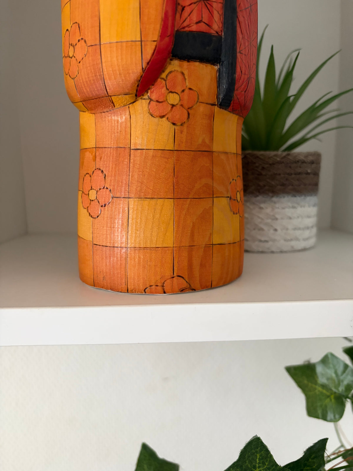 Exclusive one of a kind kokeshi by Yuko Yamazaki