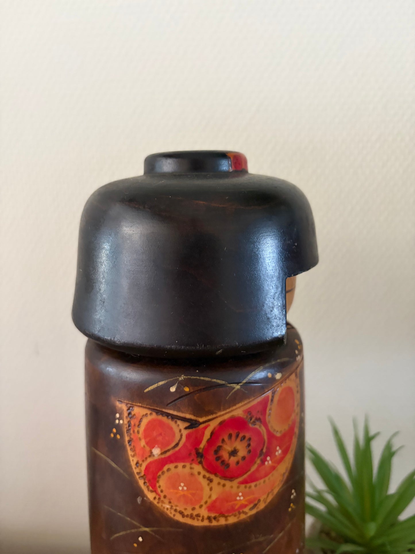 Rare vintage Sosaku kokeshi by Toa Sekiguchi (1942-)