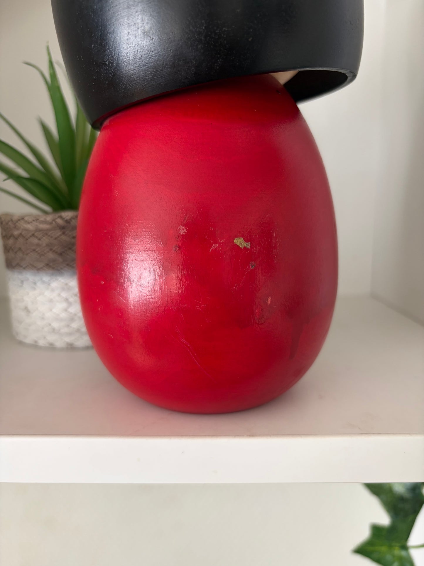 Vintage chunky Gumma kokeshi by Hajime Miyashita (1940-)
