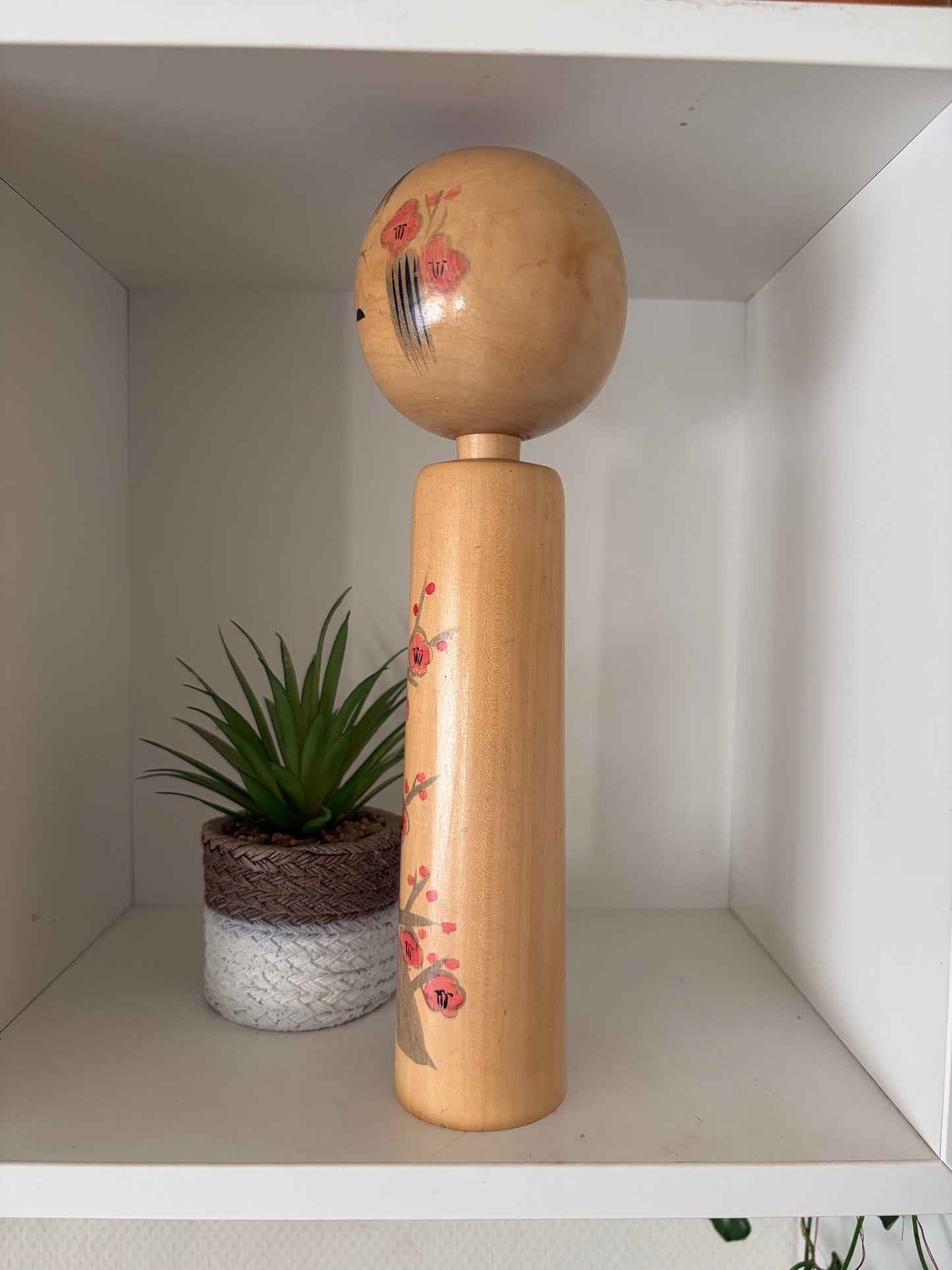 Vintage Sosaku kokeshi by Eiko Shibata (1924-) - Dated 1990