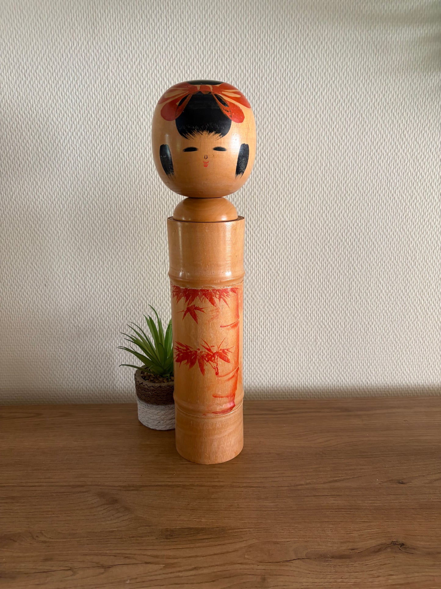 Rare vintage Sosaku kokeshi by Sato Kouson