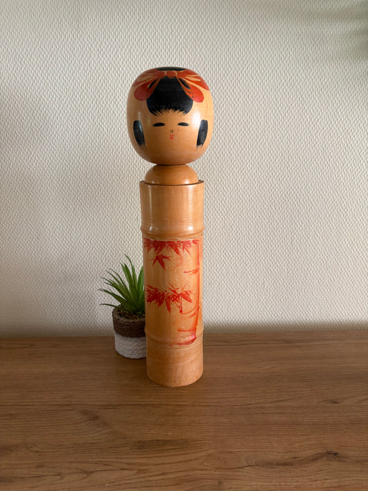 Rare vintage Sosaku kokeshi by Sato Kouson
