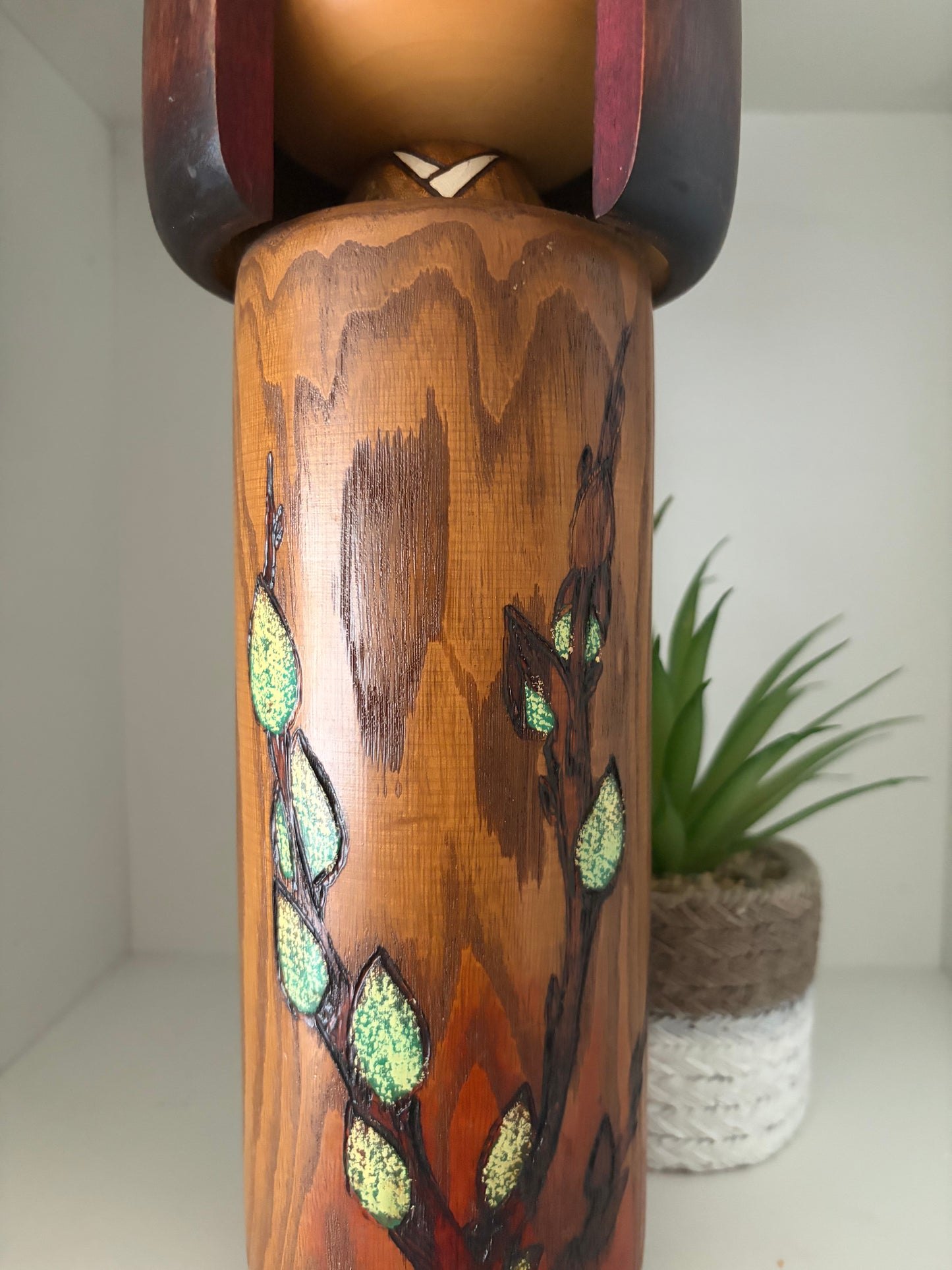 Big vintage Gumma Kokeshi by Usaburo