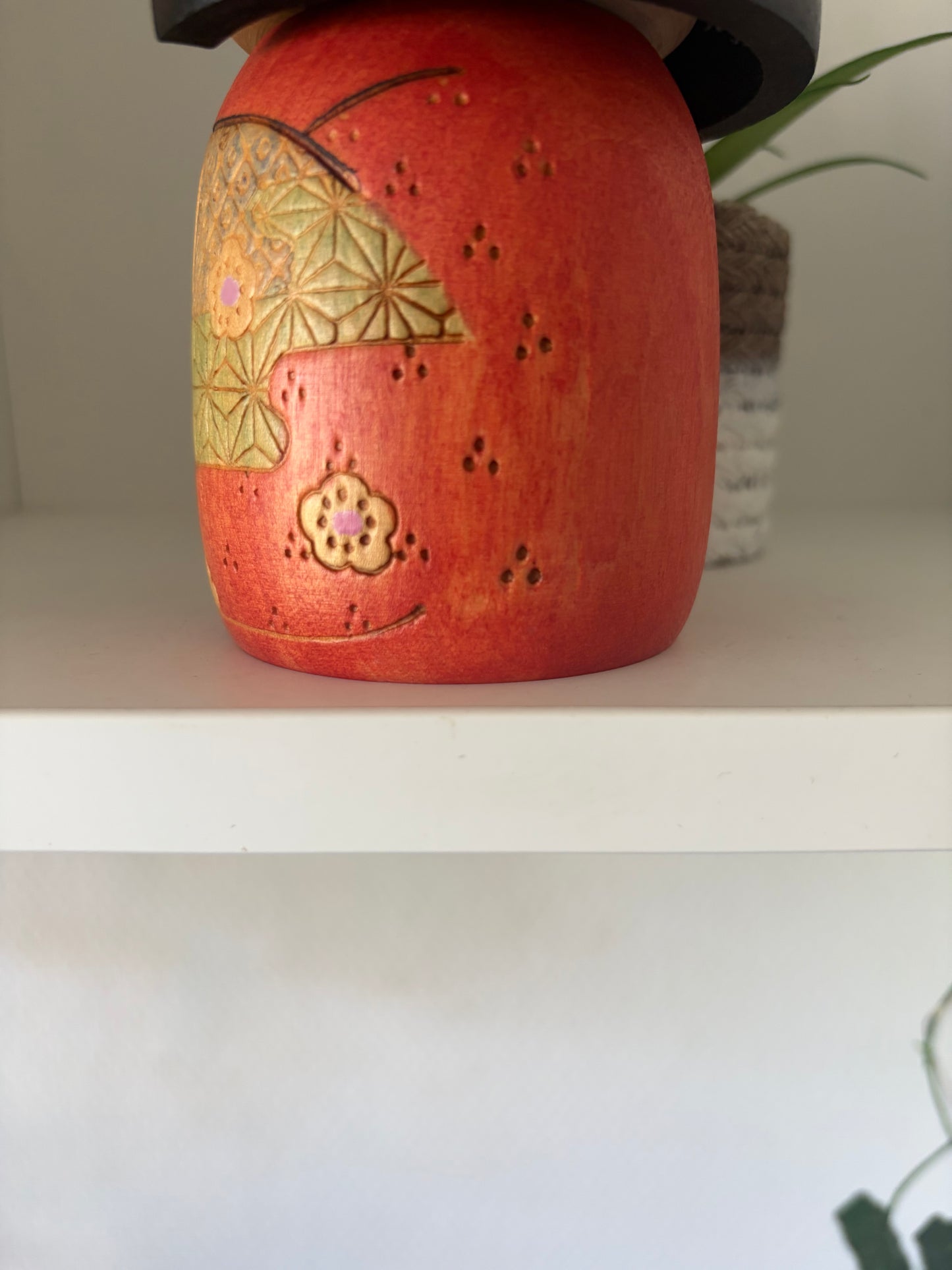 Vintage Gumma kokeshi by Kazuo Takamizawa (1927-)