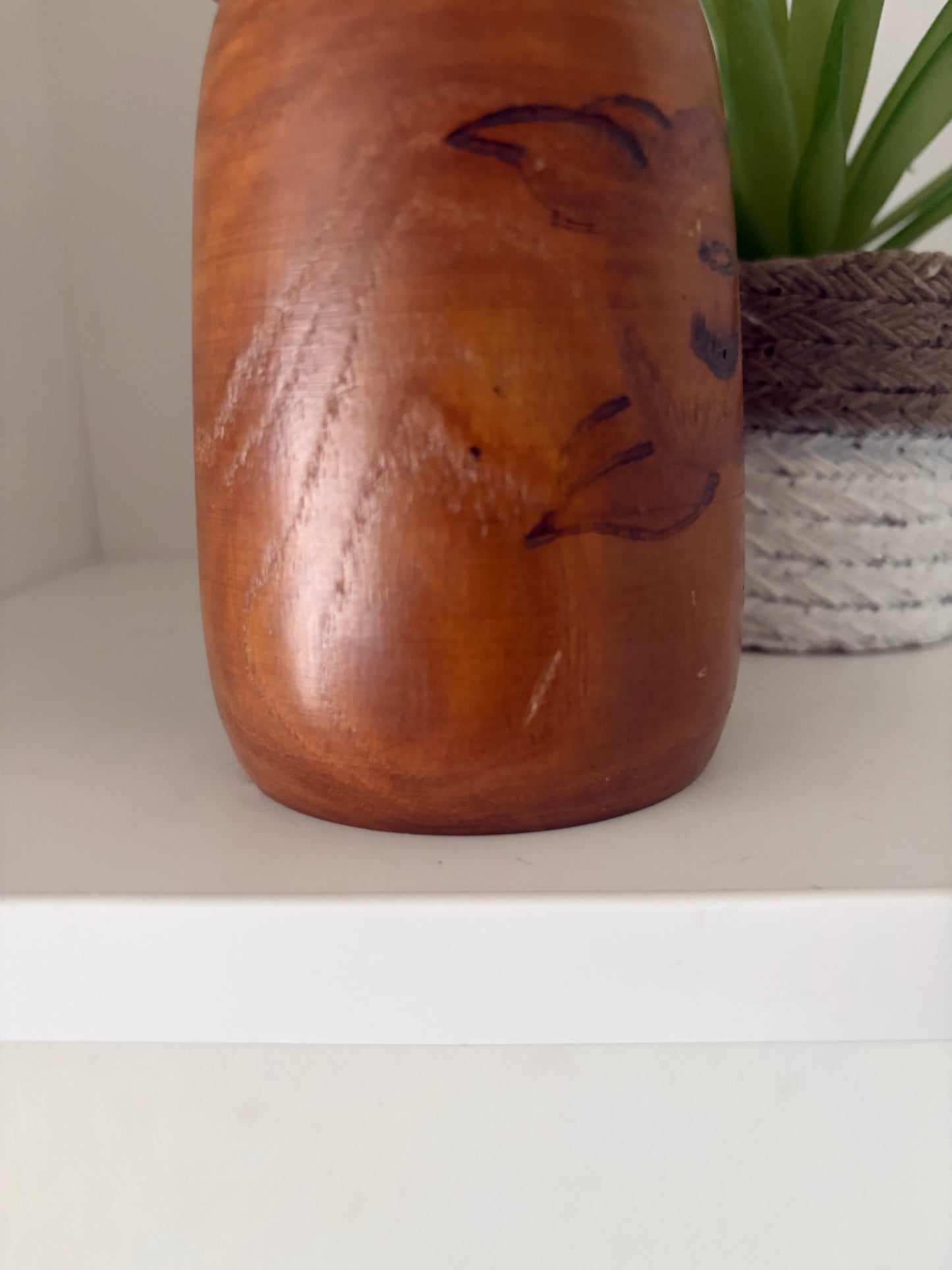 Vintage Sosaku kokeshi made by Kazuo Takamizawa (1927-)