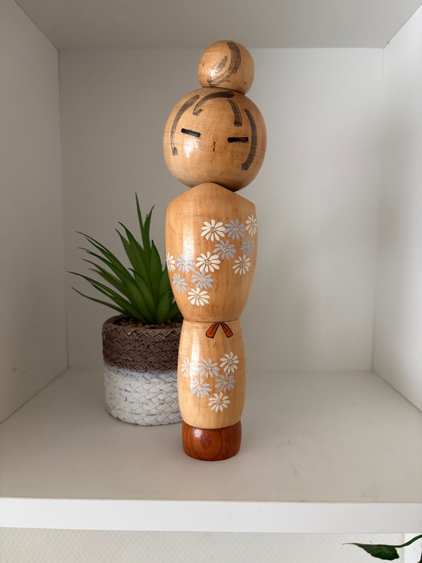 Vintage Sosaku kokeshi by Kato Masami (1925-)