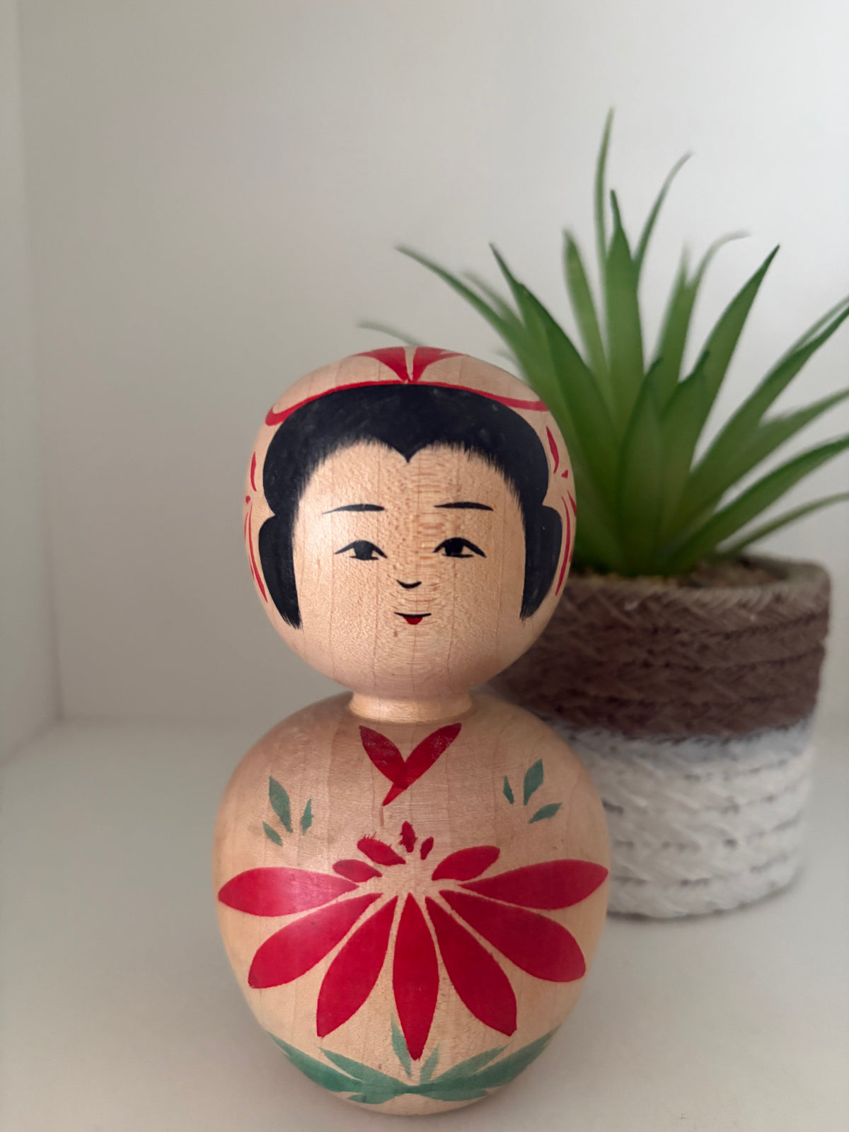 Vintage traditional Kijiyama Kokeshi by Kominami Saburo (1929-2023)