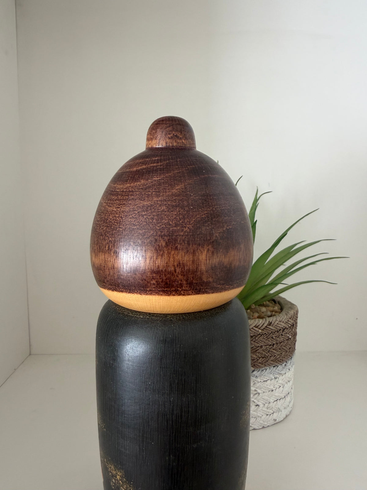 Vintage Sosaku kokeshi by Toa Sekiguchi (1942-)