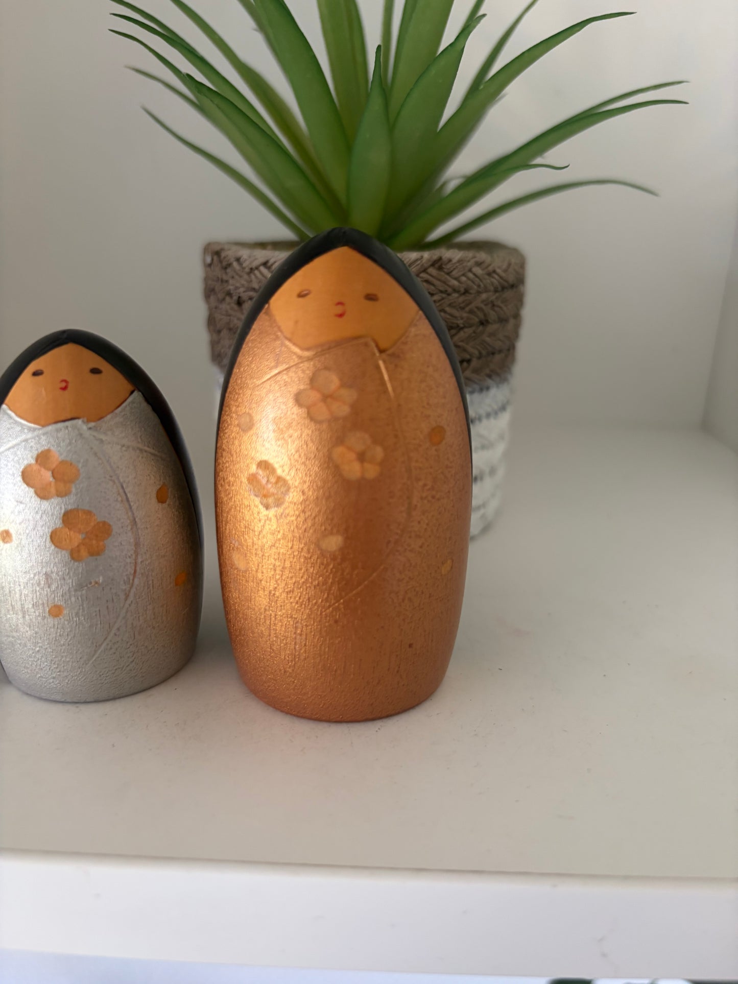 Vintage set Sosaku kokeshi Sekiguchi Toa - Mother and child