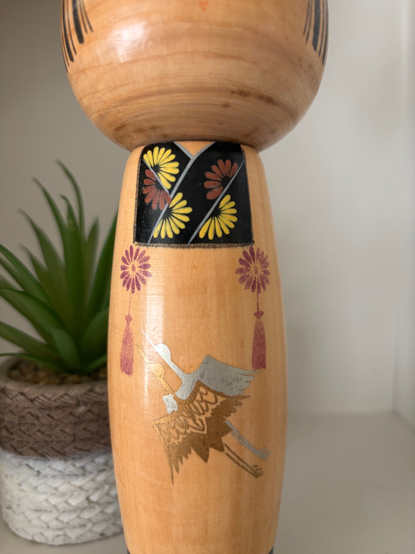 Vintage Sosaku kokeshi by Sato Suigai (1920-)