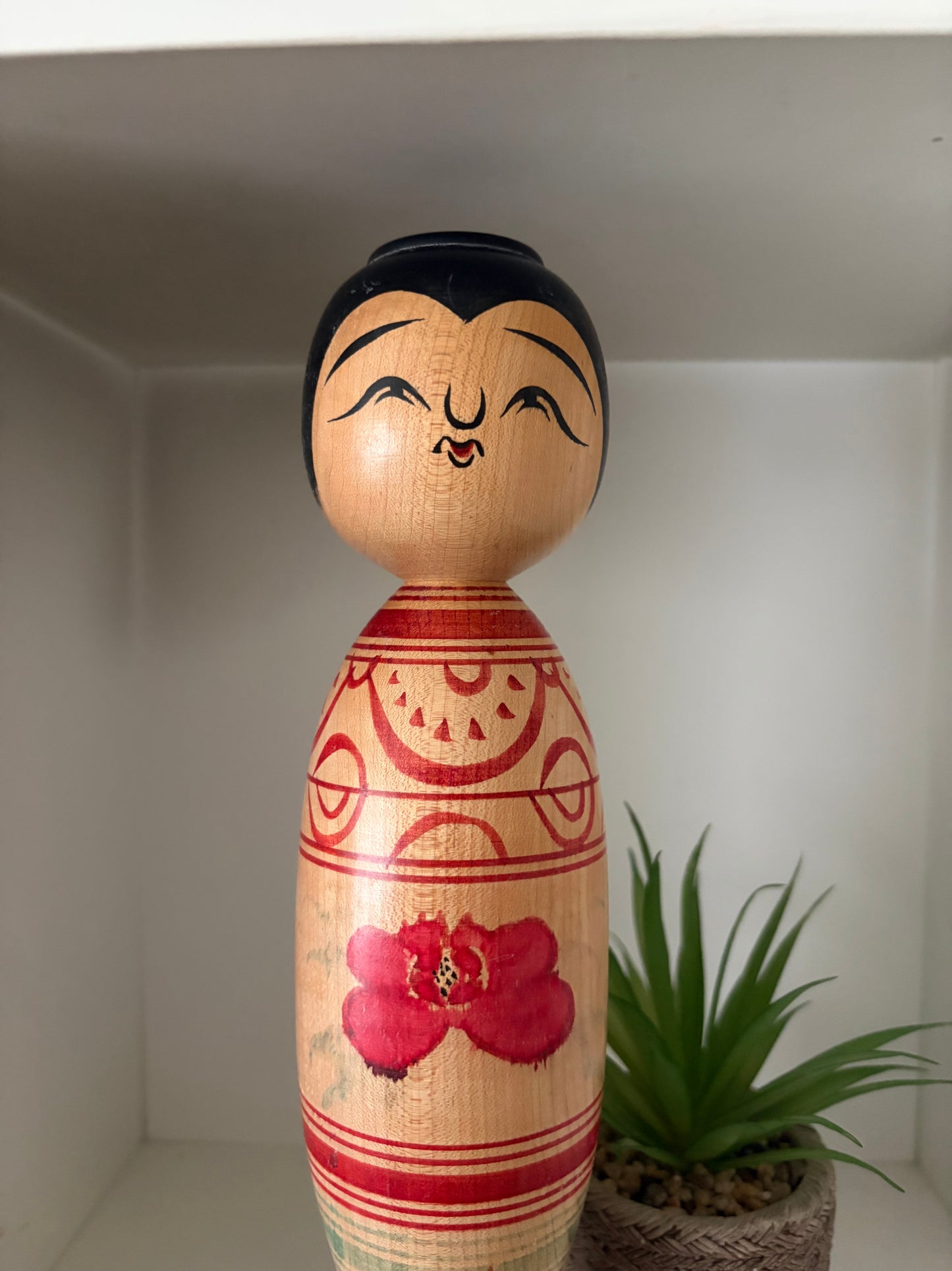 Vintage Tsugaro Kokeshi by Okuse Tetsunori (1940-1992)