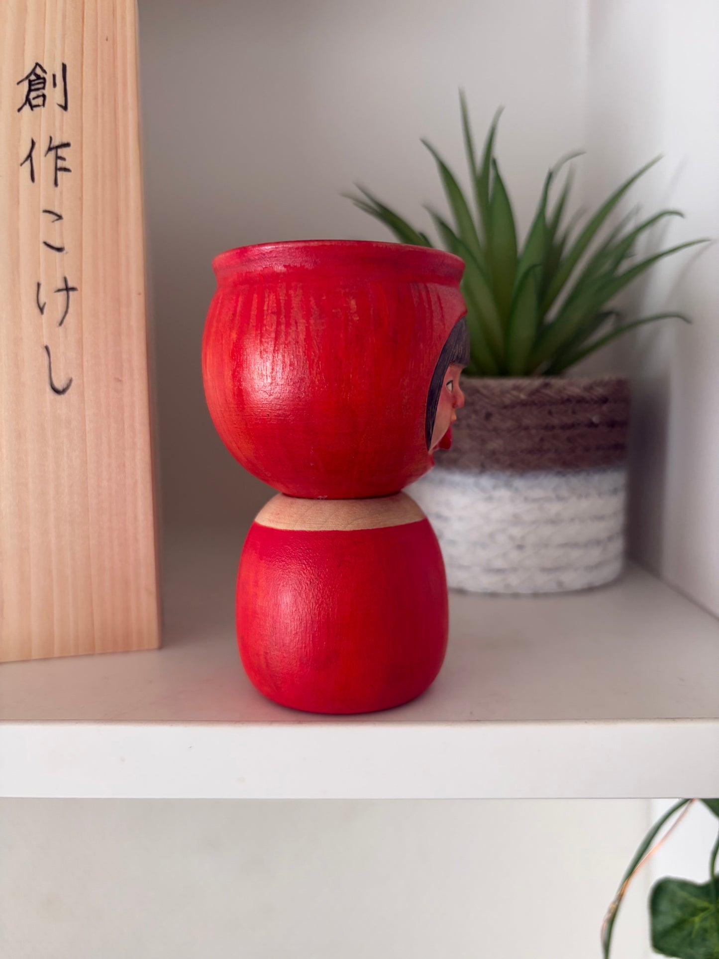 Exclusive One off a kind kokeshi by Nagisa Hirano!