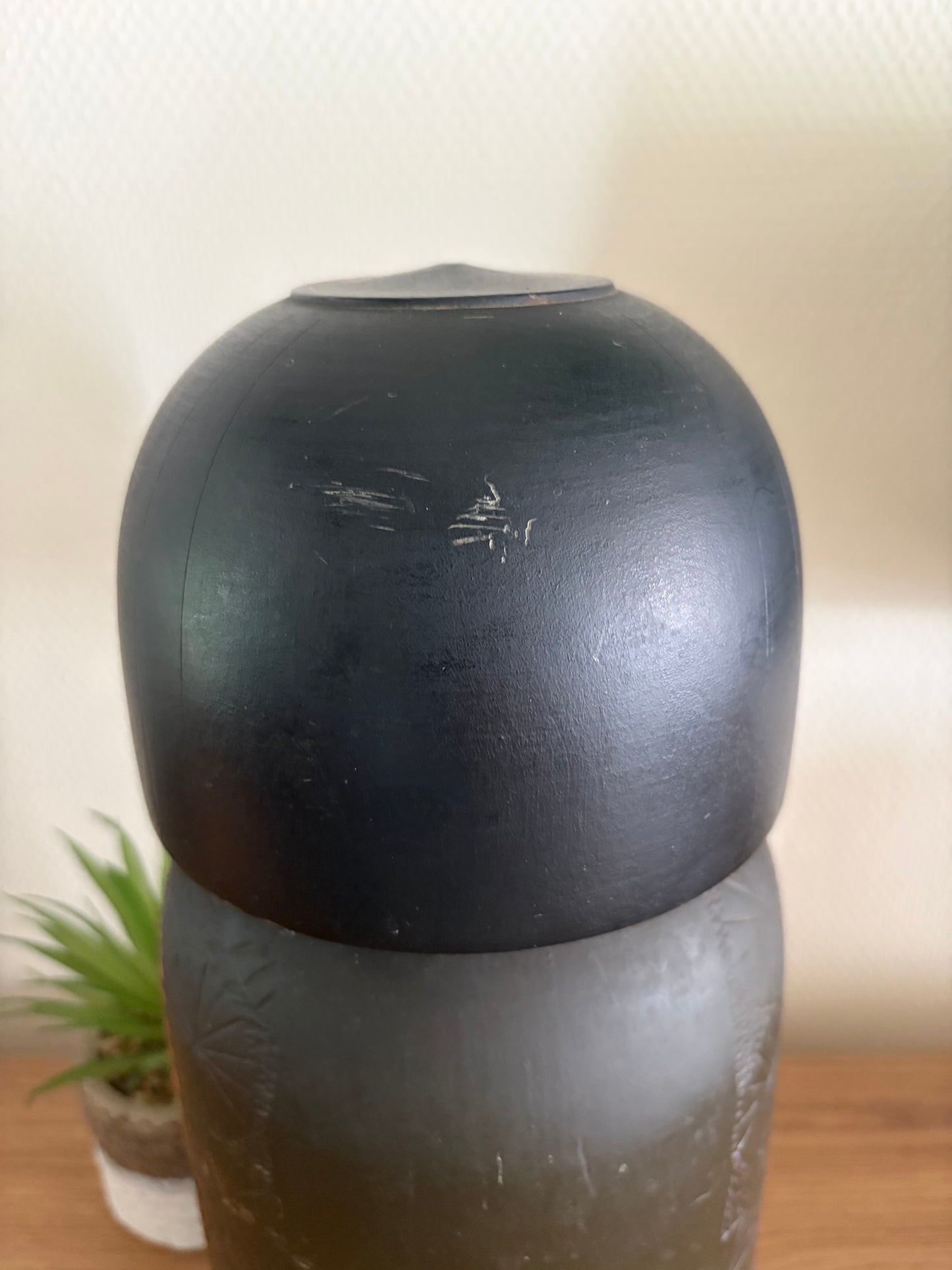 Rare vintage Gumma kokeshi by Inosuke Kobayashi (1931-)