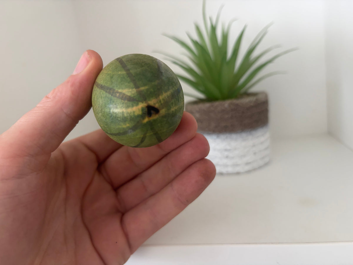 Rare cucumber kokeshi by Hiroe Fukushima