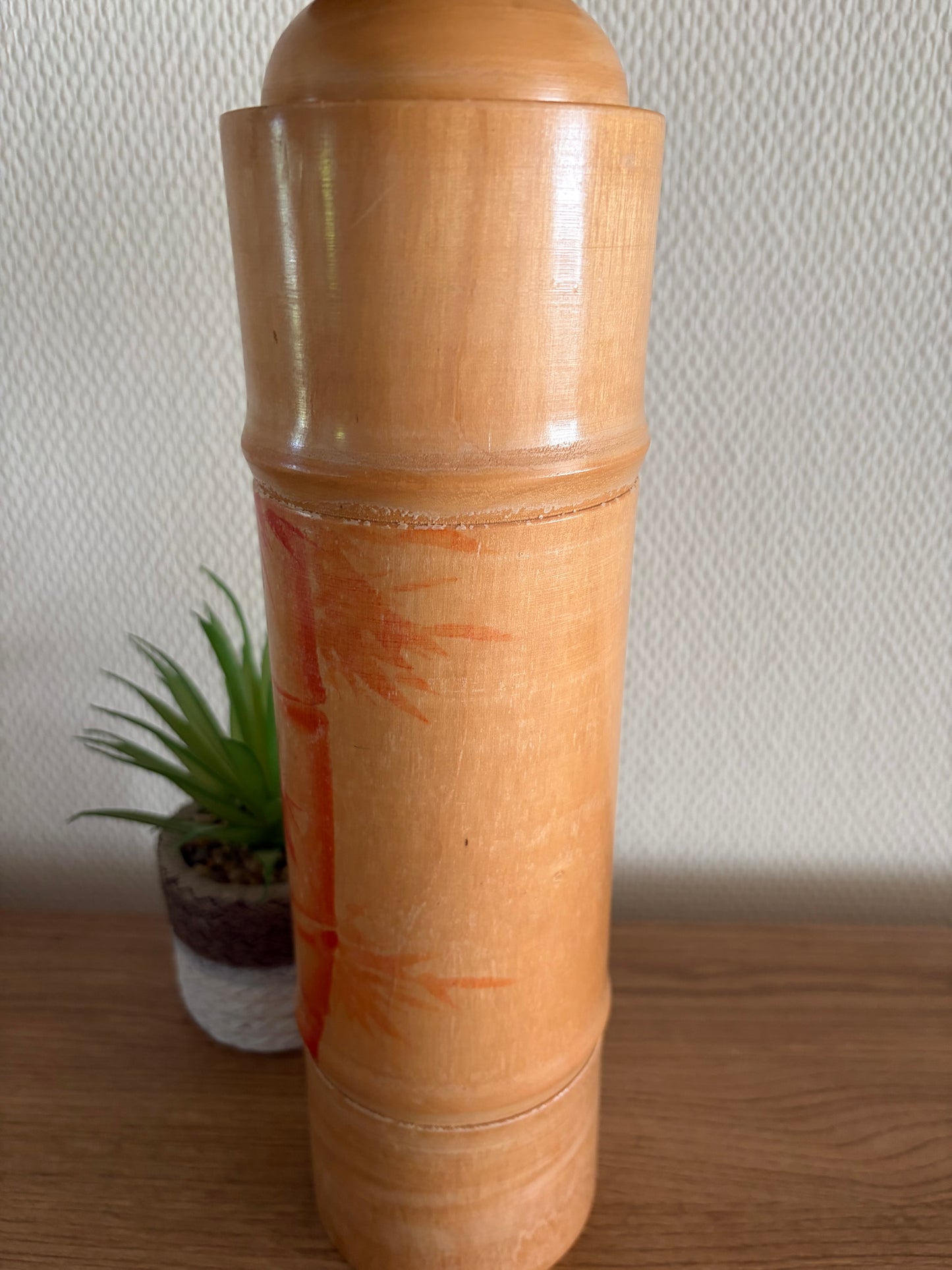 Rare vintage Sosaku kokeshi by Sato Kouson