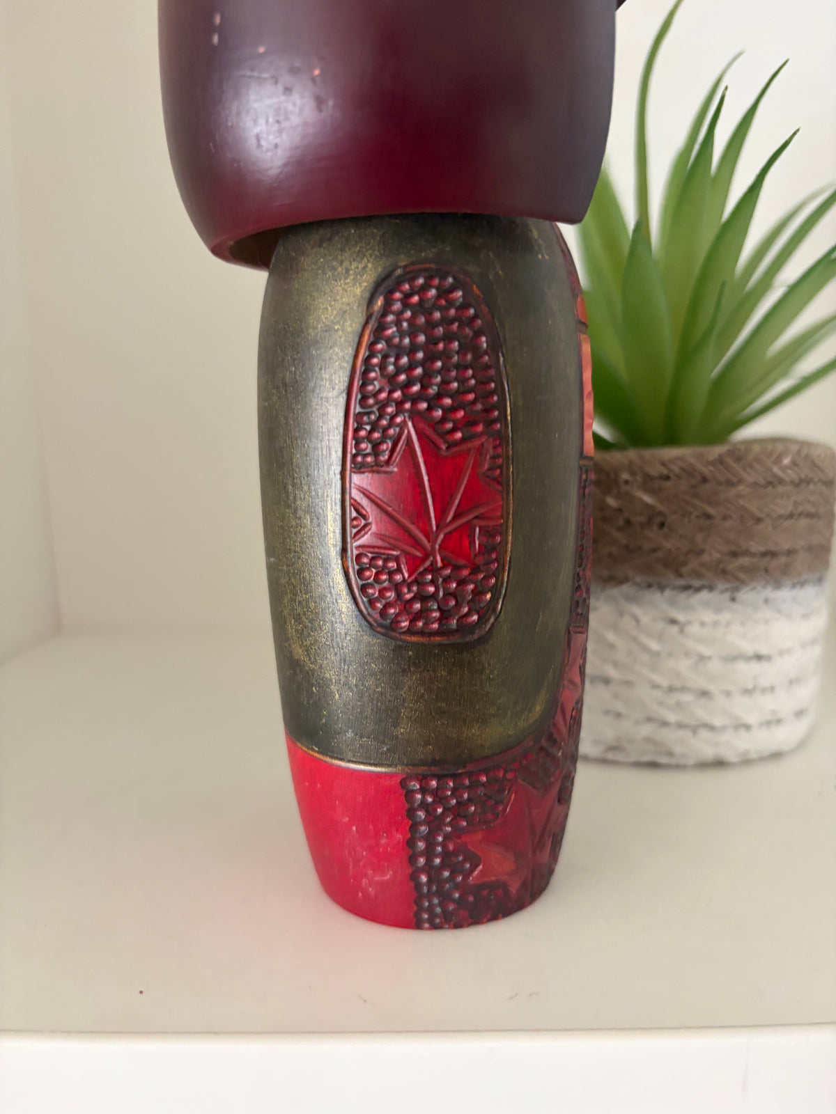 Vintage Gumma kokeshi by Sumitani Kohji