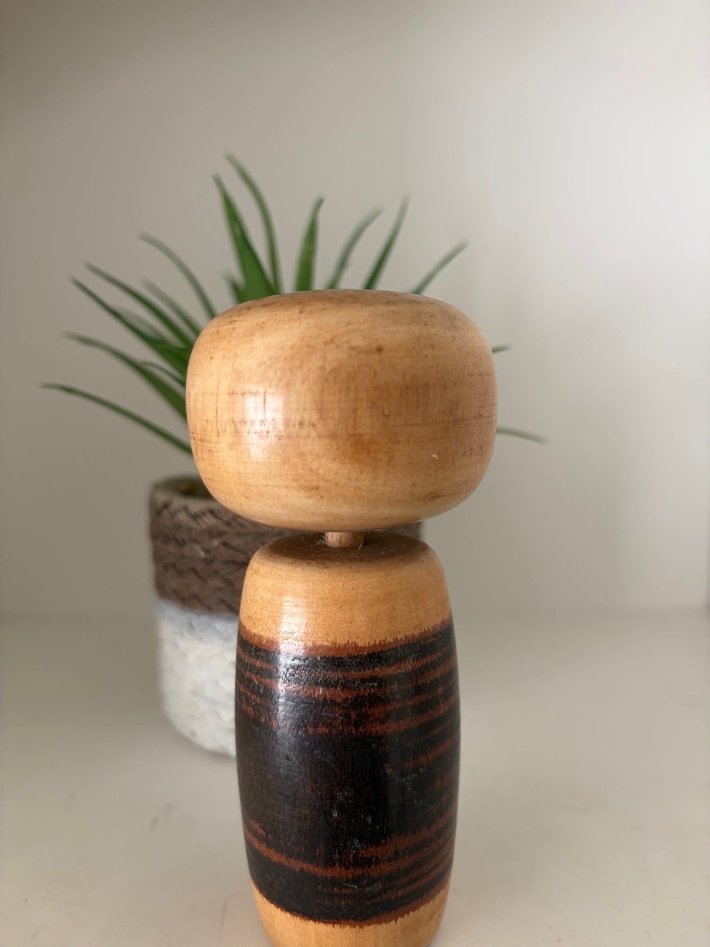 Rare Vintage Creative Kokeshi by renowned artisan Ikuyoshi Yokozuka