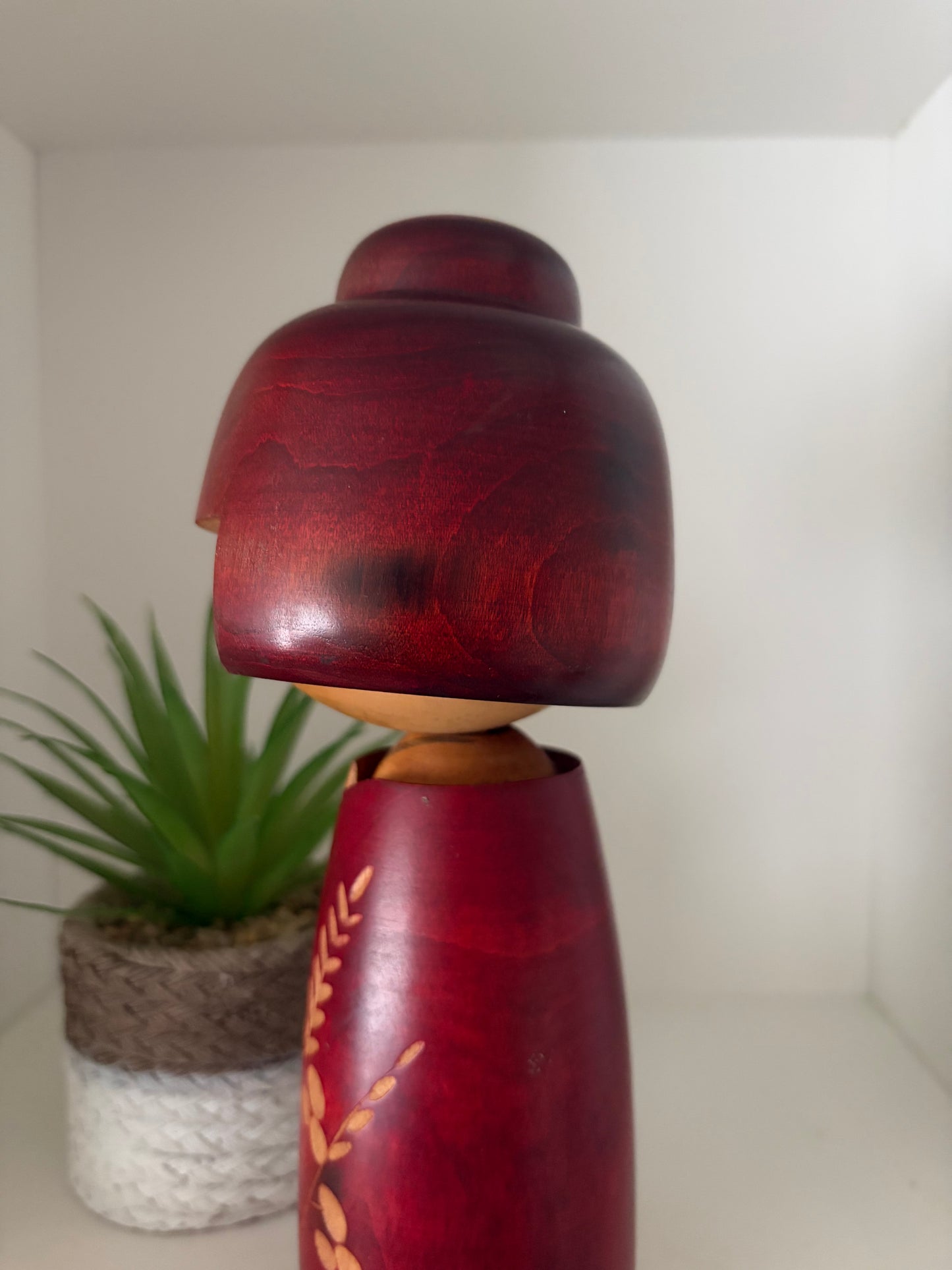 Vintage Sosaku kokeshi by Fujikawa Masae (1942-2015)