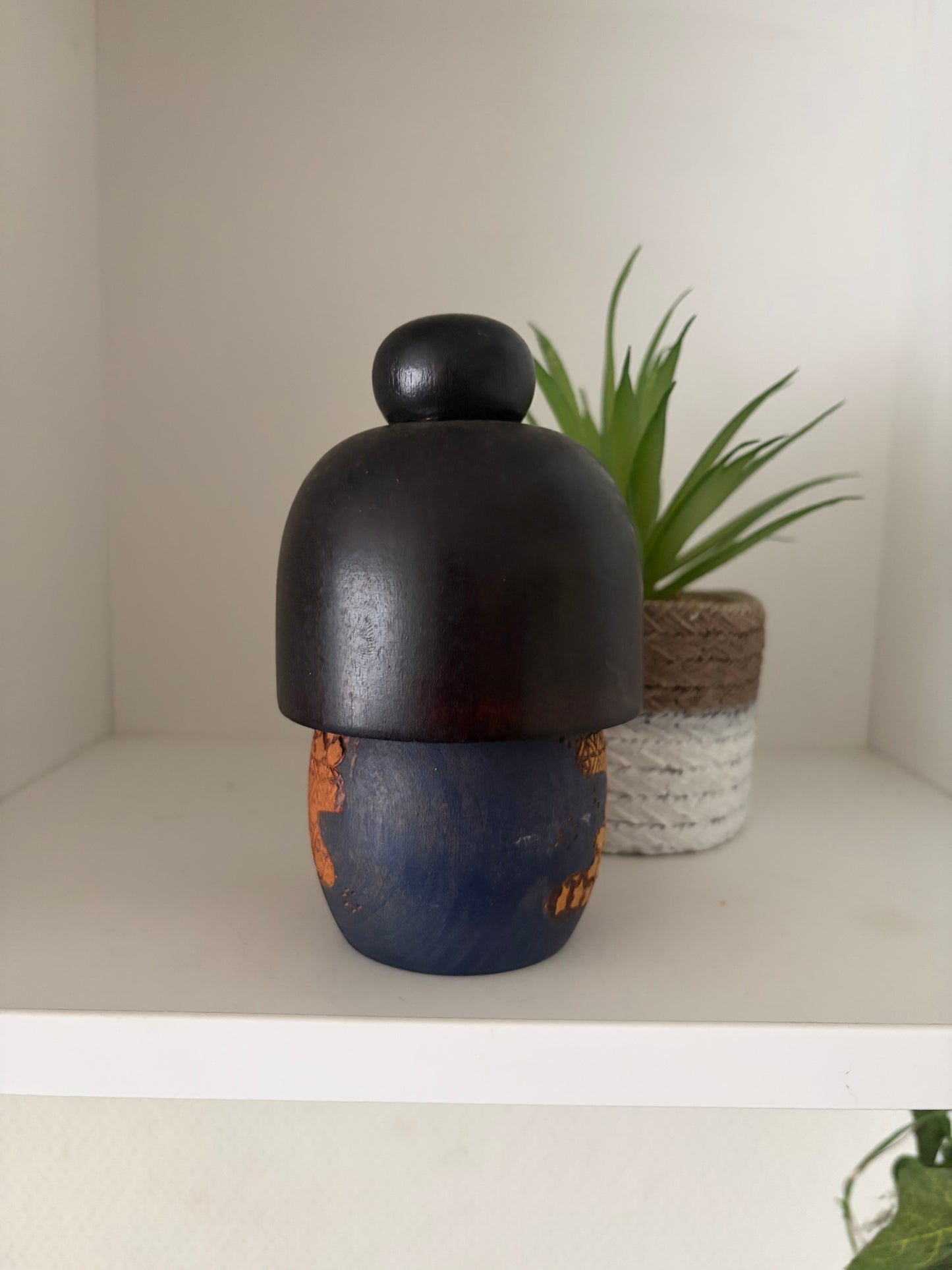 Vintage Gumma kokeshi made by Kazuo Takamizawa (1927-)