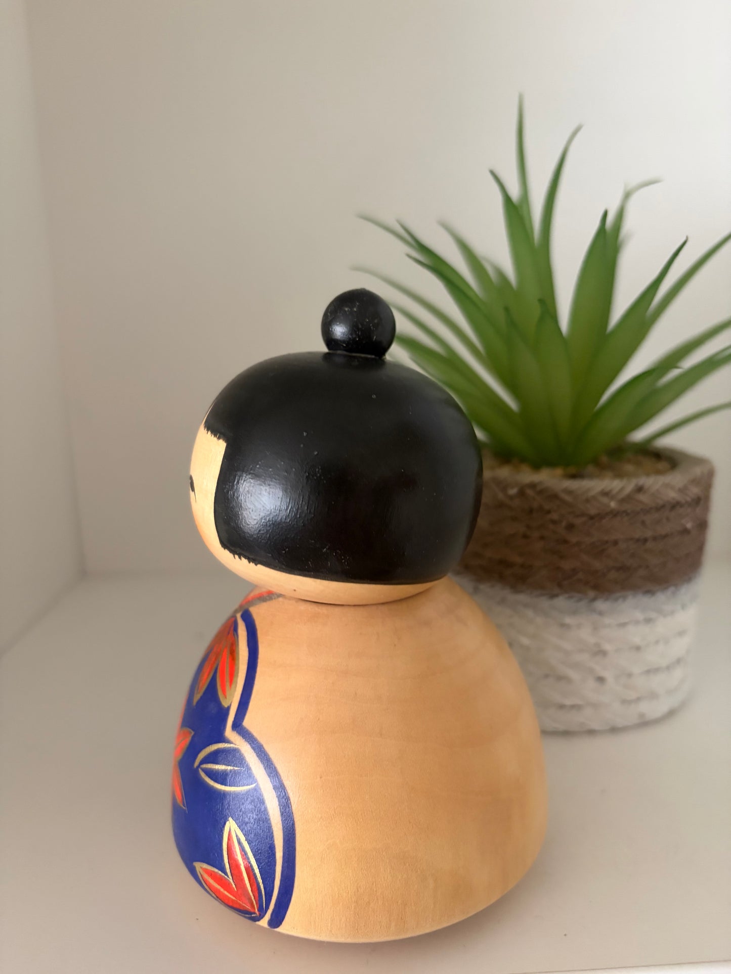 Vintage Creative Kokeshi By Aoki Ryoka (1931-)
