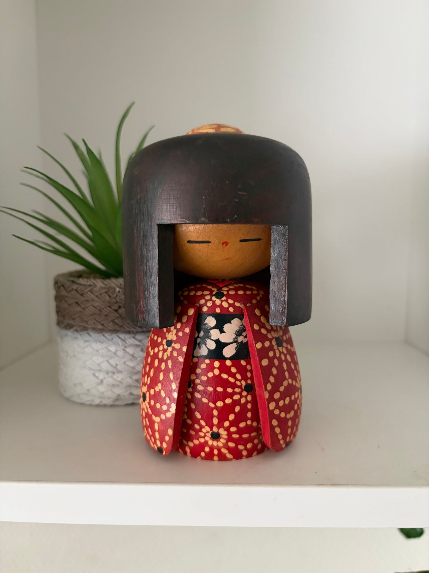 Vintage Gumma Kokeshi By Kazuo Takamizawa (1927-)