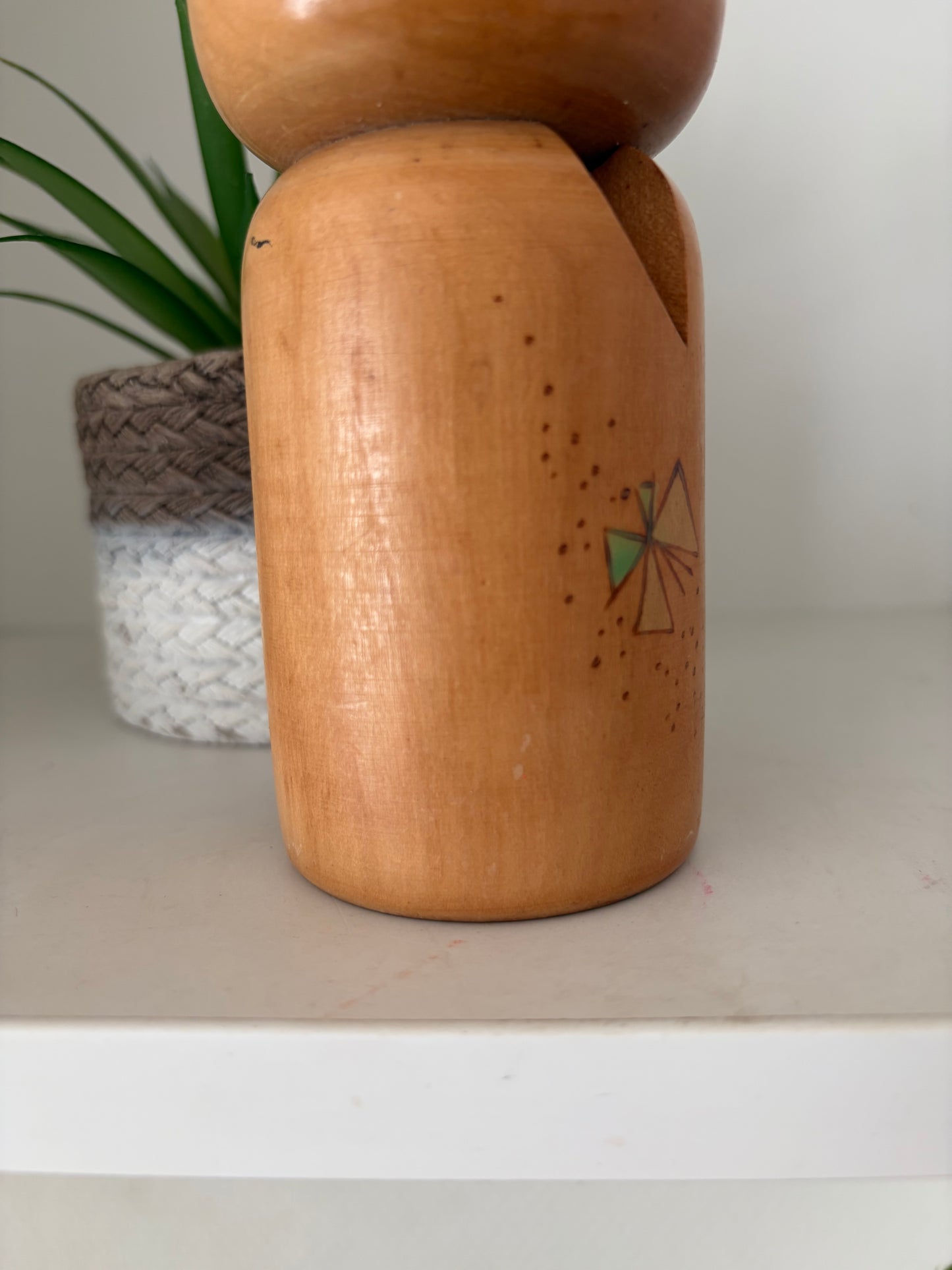 Rare Vintage Sosaku kokeshi by Yuji Kawase (1938-)