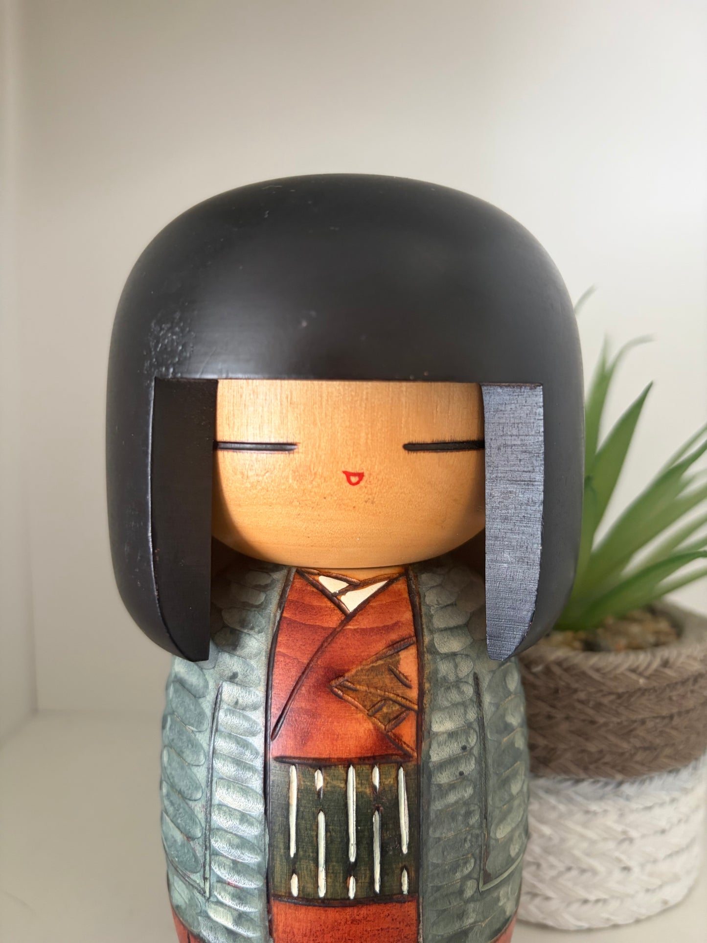 Vintage Gumma kokeshi by Kisaku