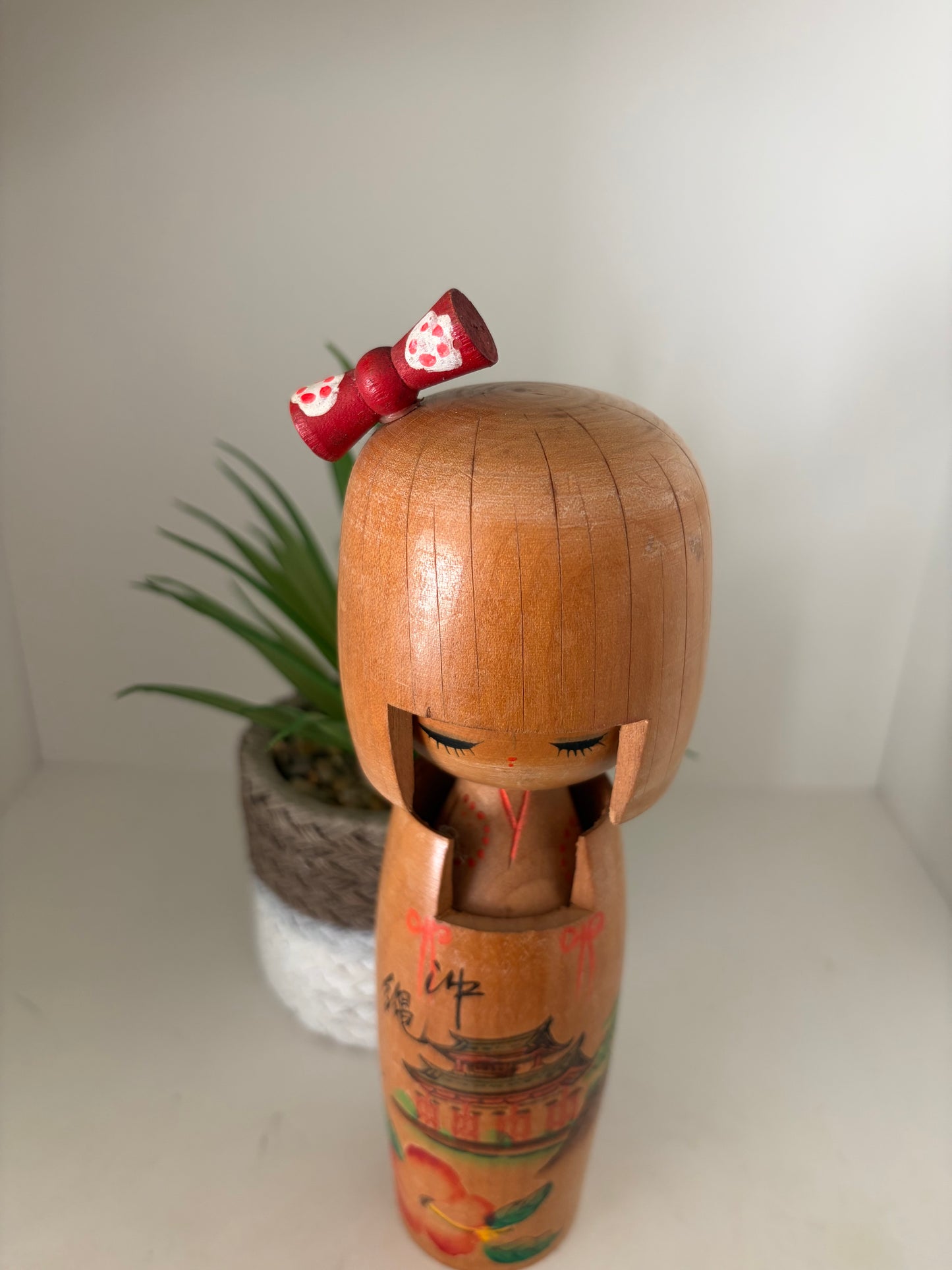Vintage Gumma Kokeshi by Miyagawa Kunio (1933-)