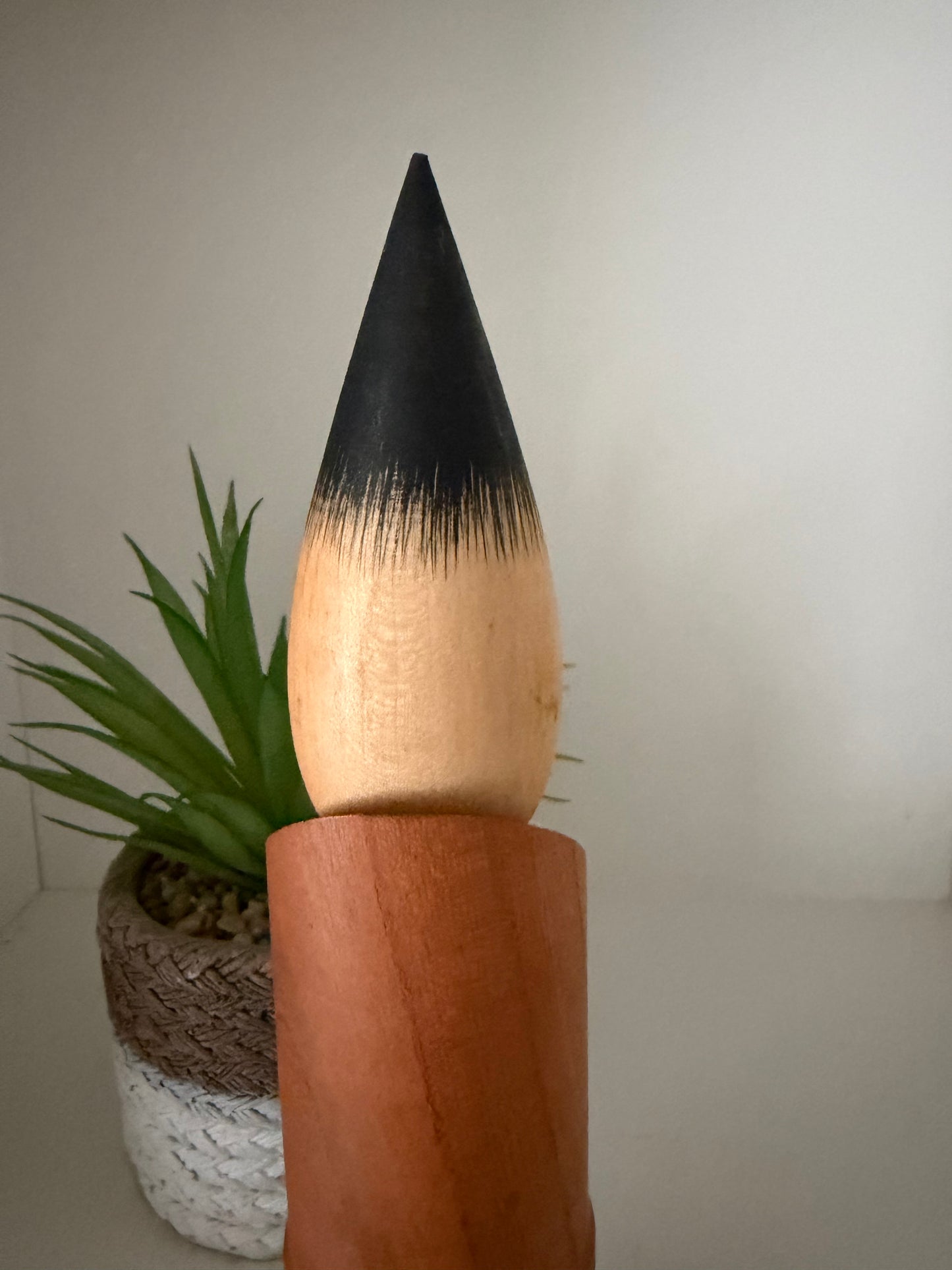 Vintage Sosaku kokeshi by Shido Shozan (1932-1995)