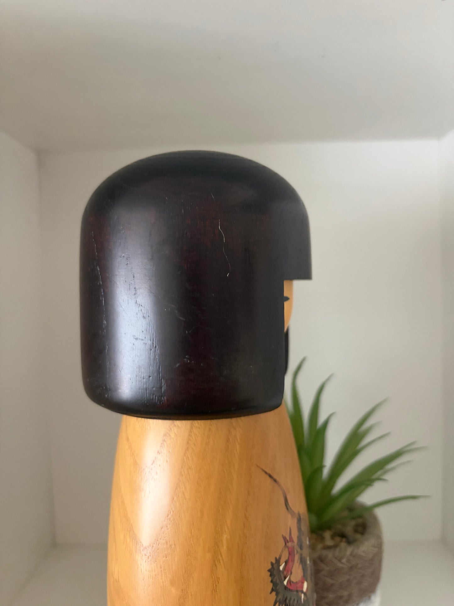 Vintage Gumma kokeshi by Usaburo