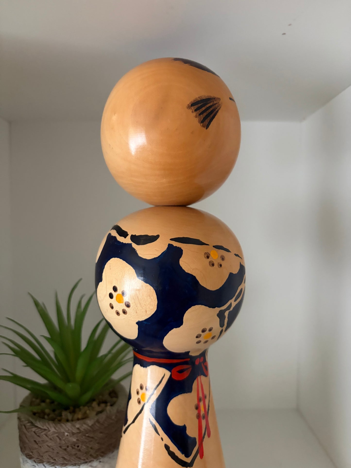 Vintage Japanese Sosaku Kokeshi by Kiyohara Takao (1916-)