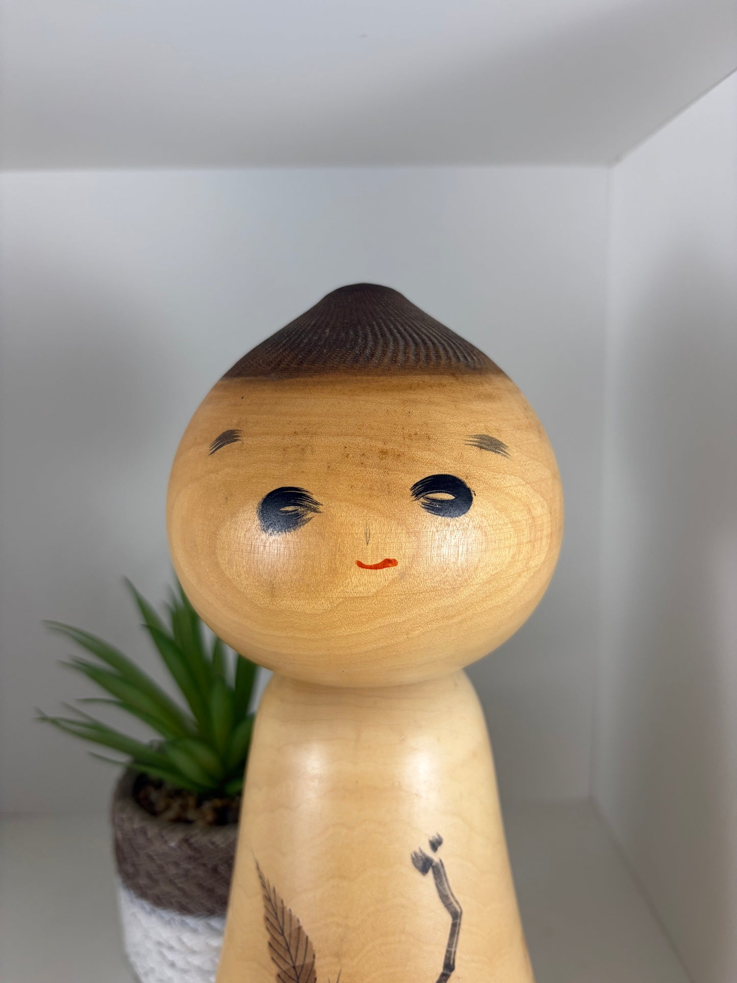 Vintage Sosaku kokeshi by Masao Watanabe (1917-2007)