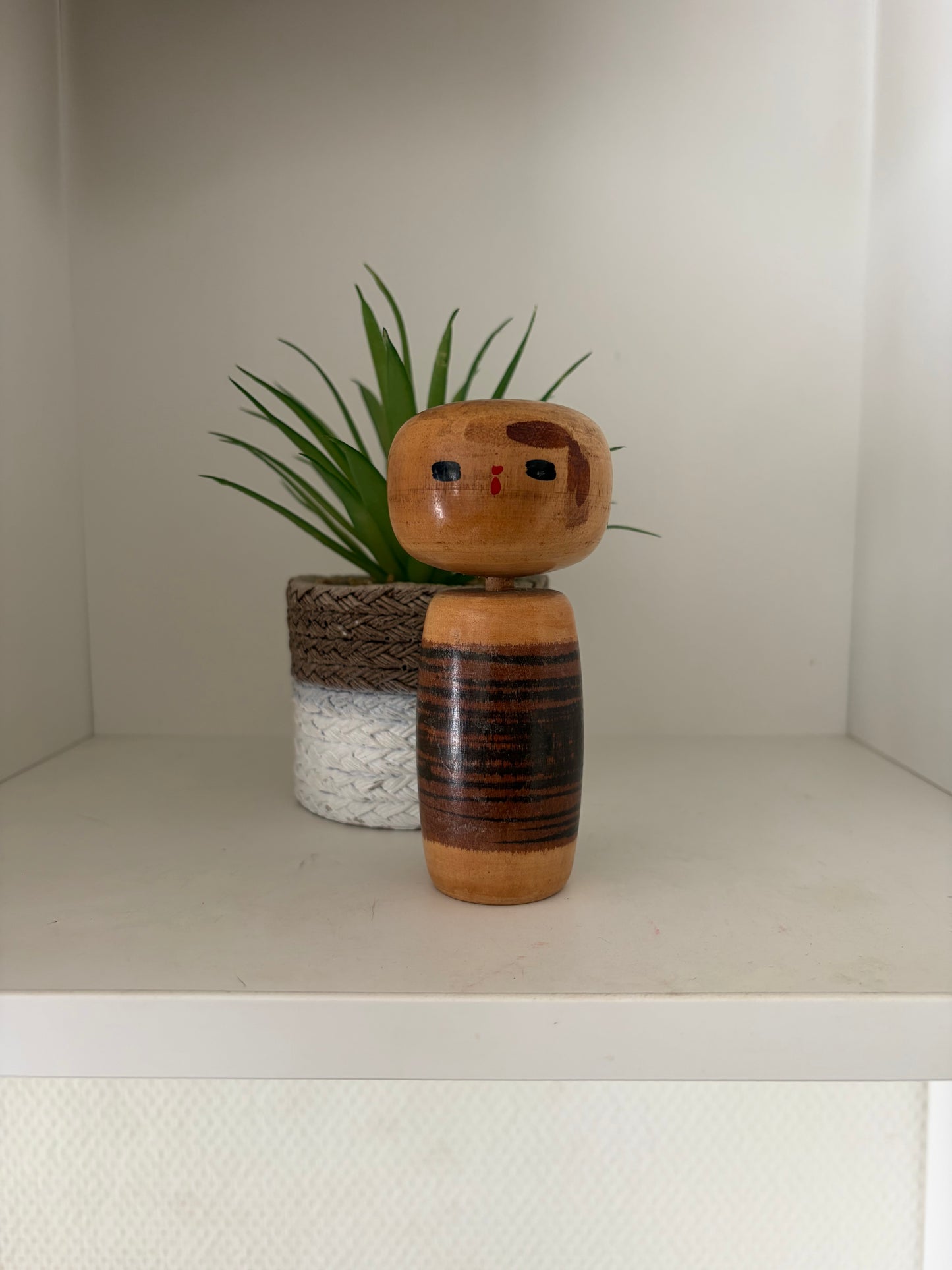 Rare Vintage Creative Kokeshi by renowned artisan Ikuyoshi Yokozuka