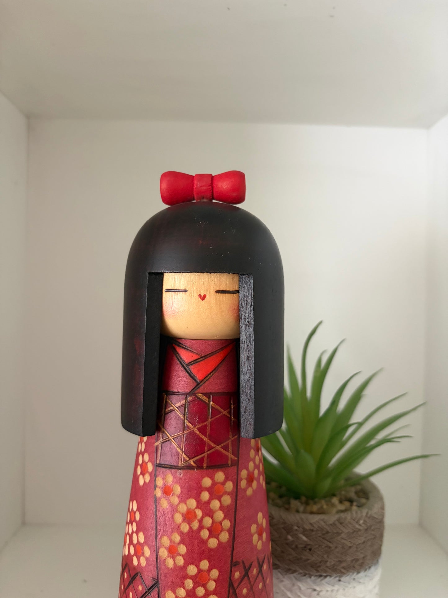 Vintage Gumma kokeshi by Kazuo Takamizawa