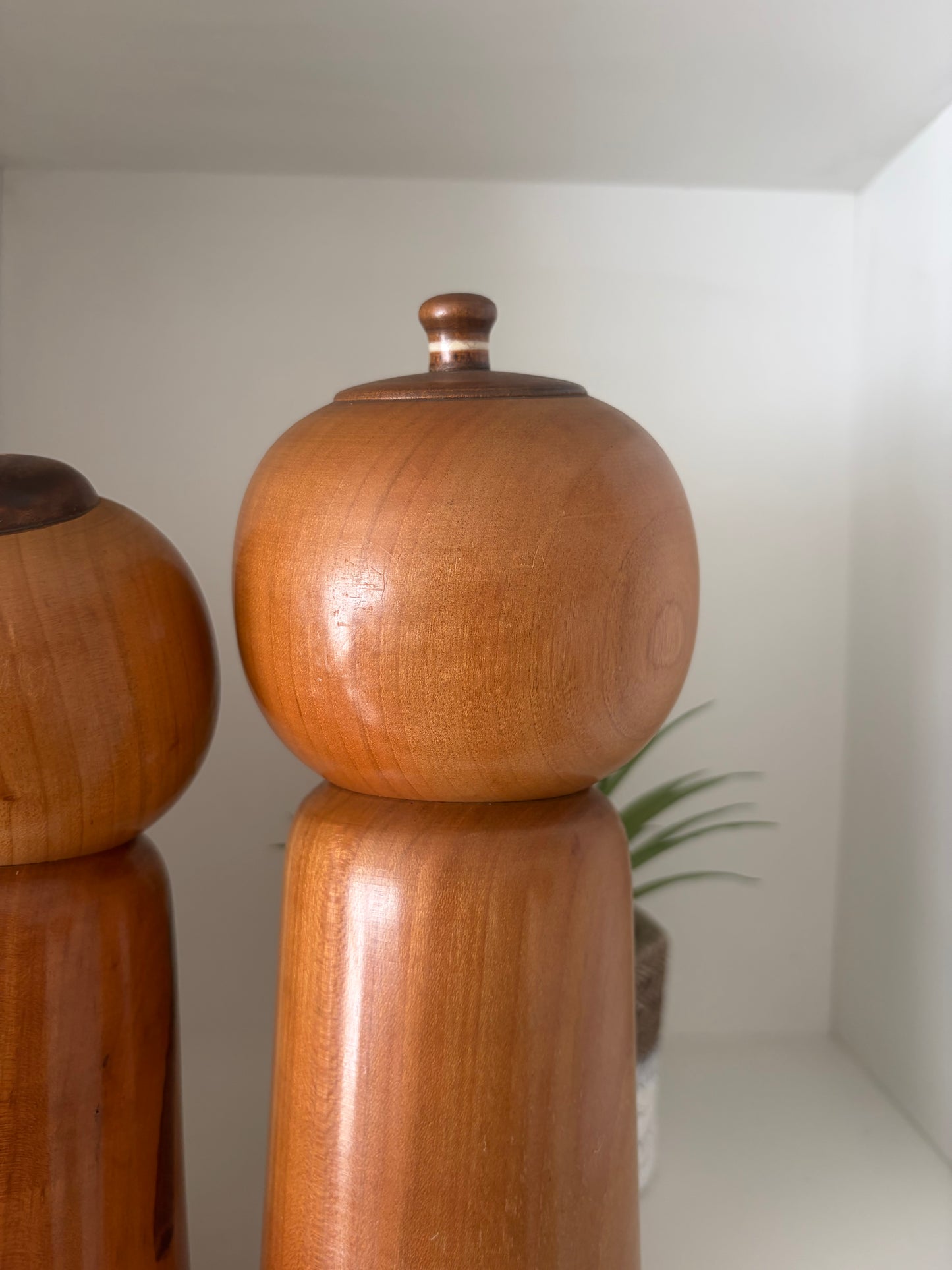 Vintage Husband and Wife kokeshi by Kiyohara Takao