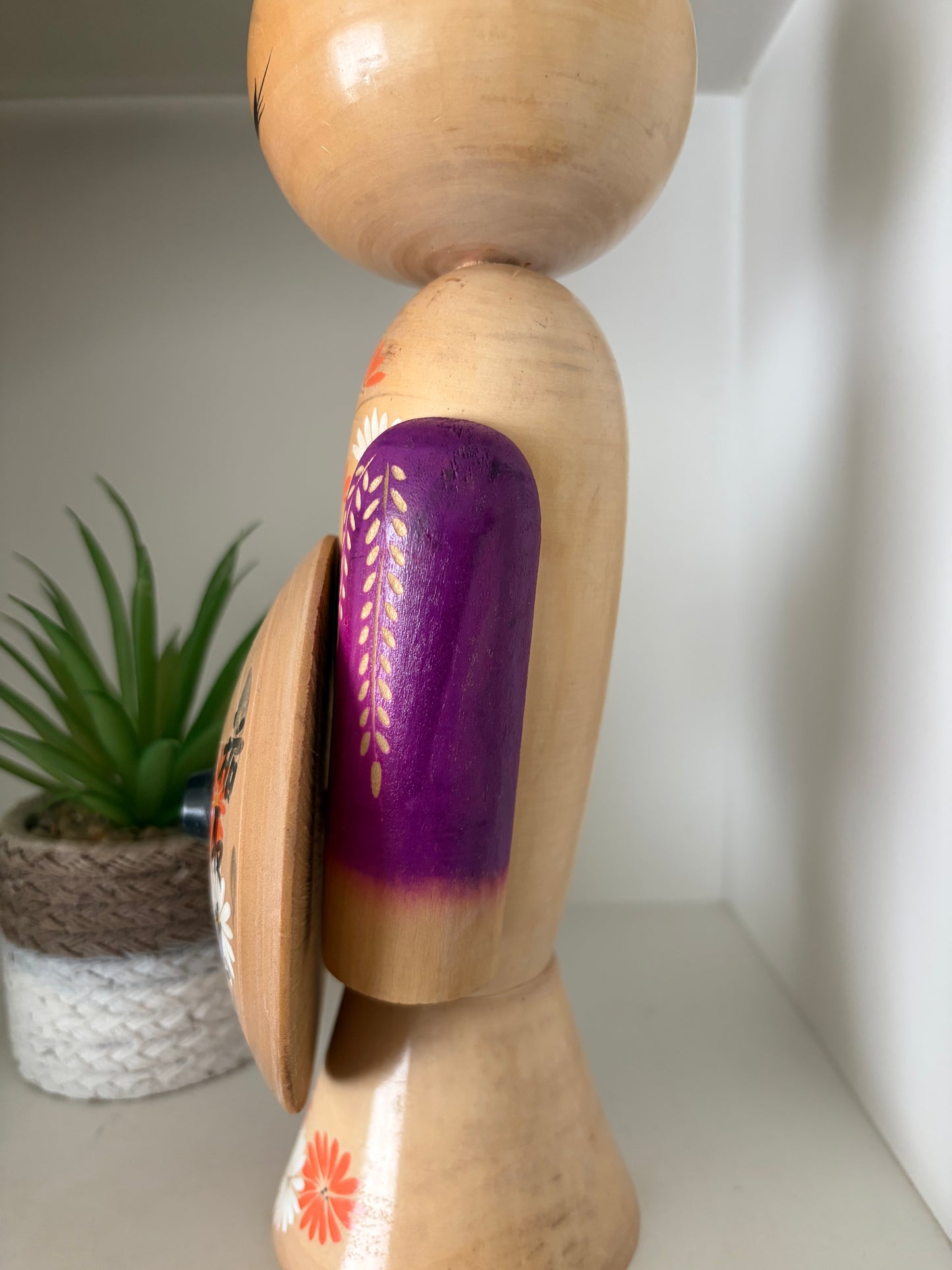 Vintage Sosaku kokeshi by Sadao Kishi (1932-1998)