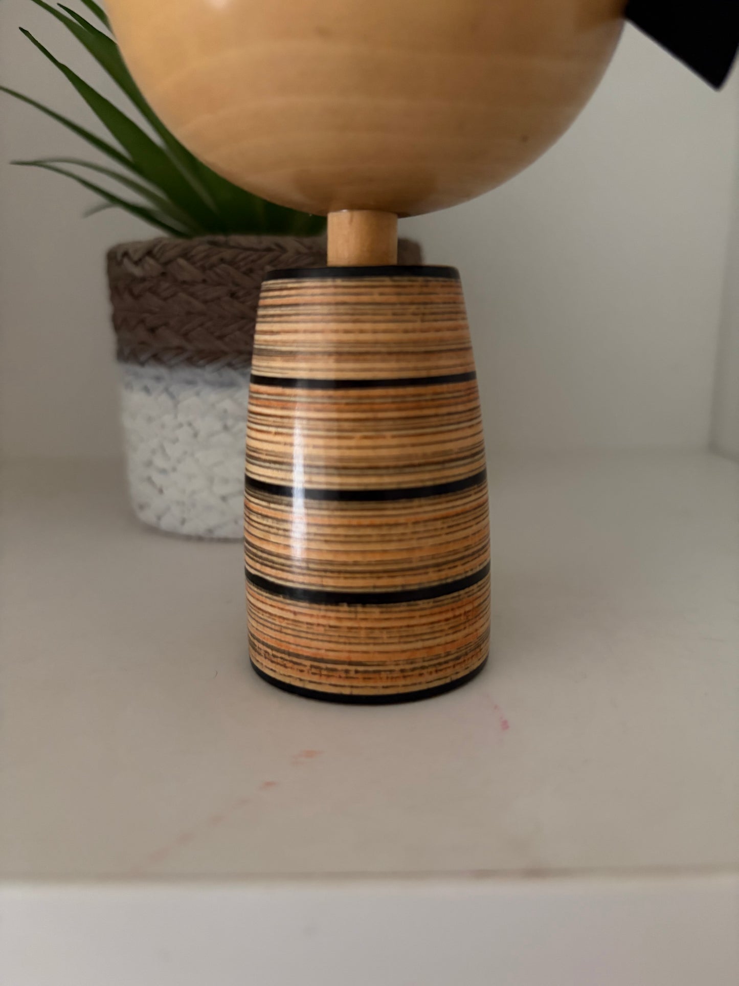 Rare Vintage Creative Kokeshi By Takanashi Hanpuushi